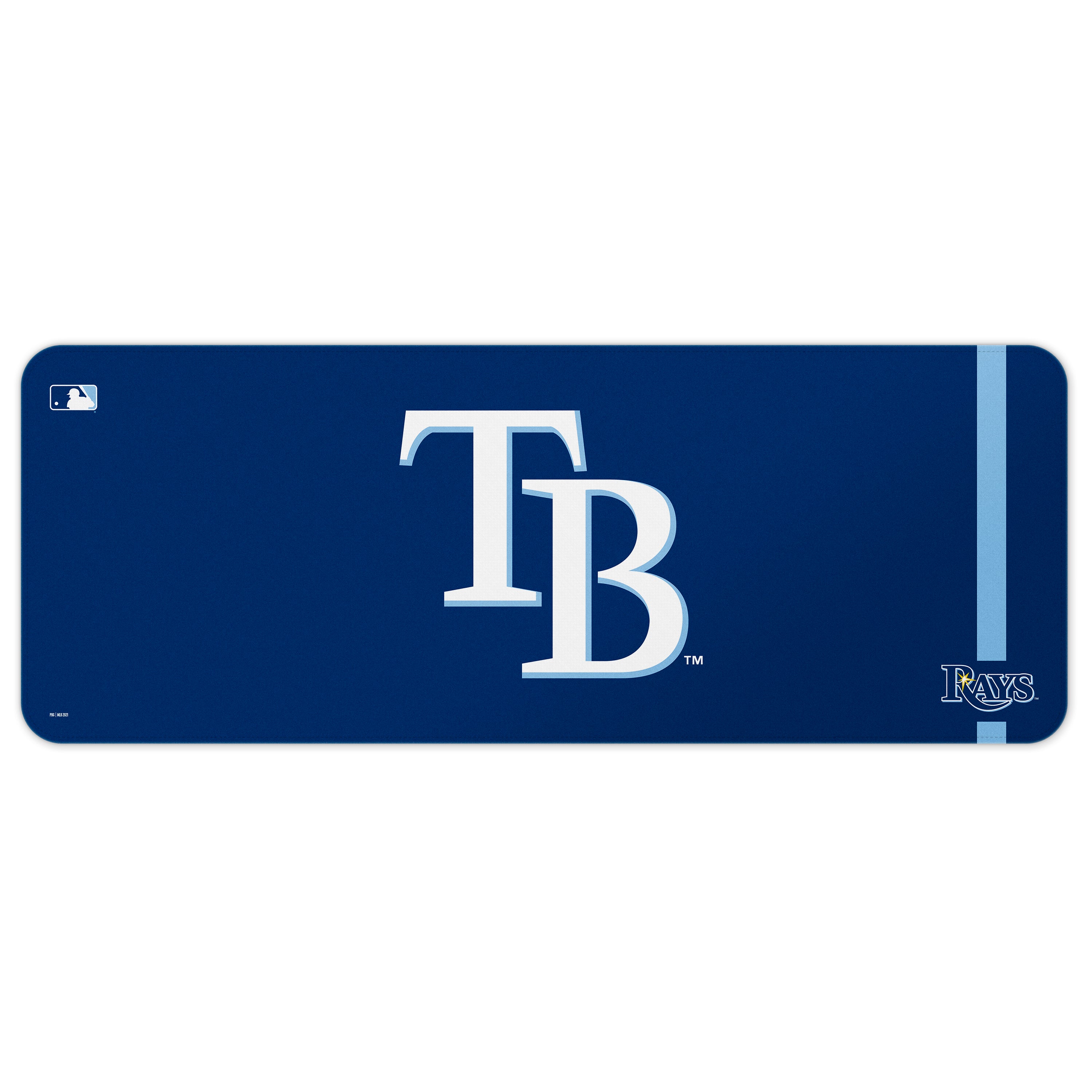 Tampa Bay Rays MLB Team Stripe Desk Mat