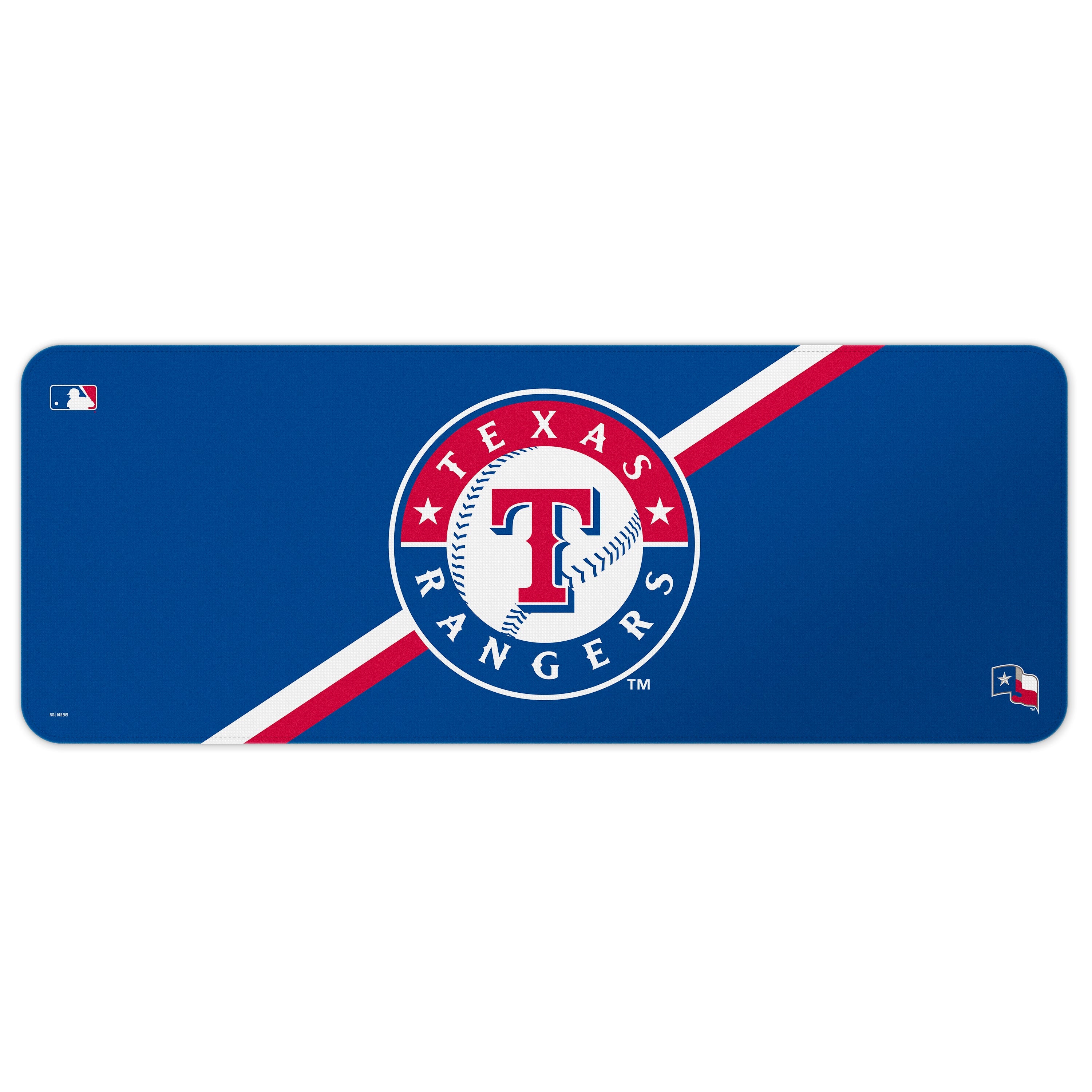 Texas Rangers MLB Team Stripe Desk Mat