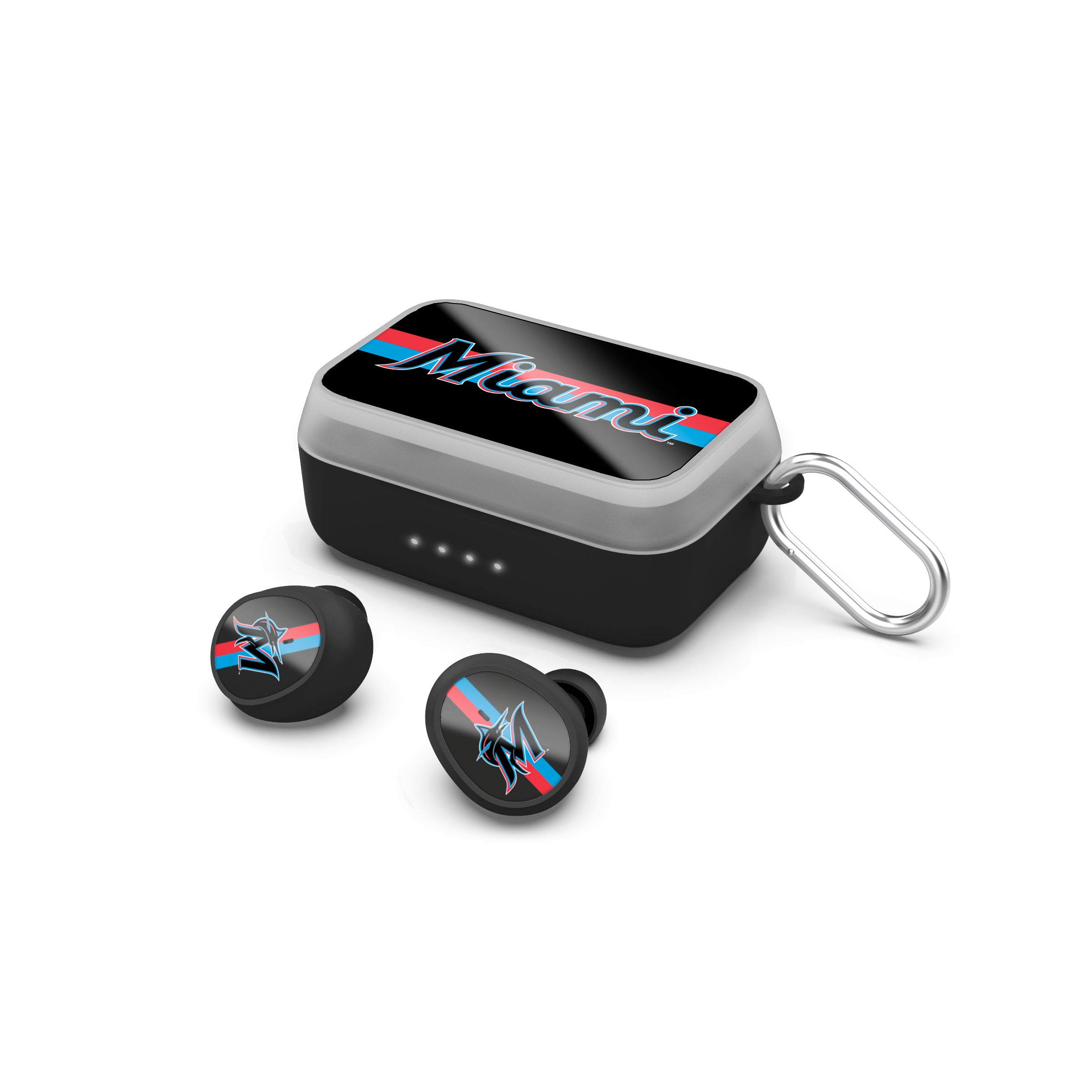 Miami Marlins MLB Wireless Sports Earbuds