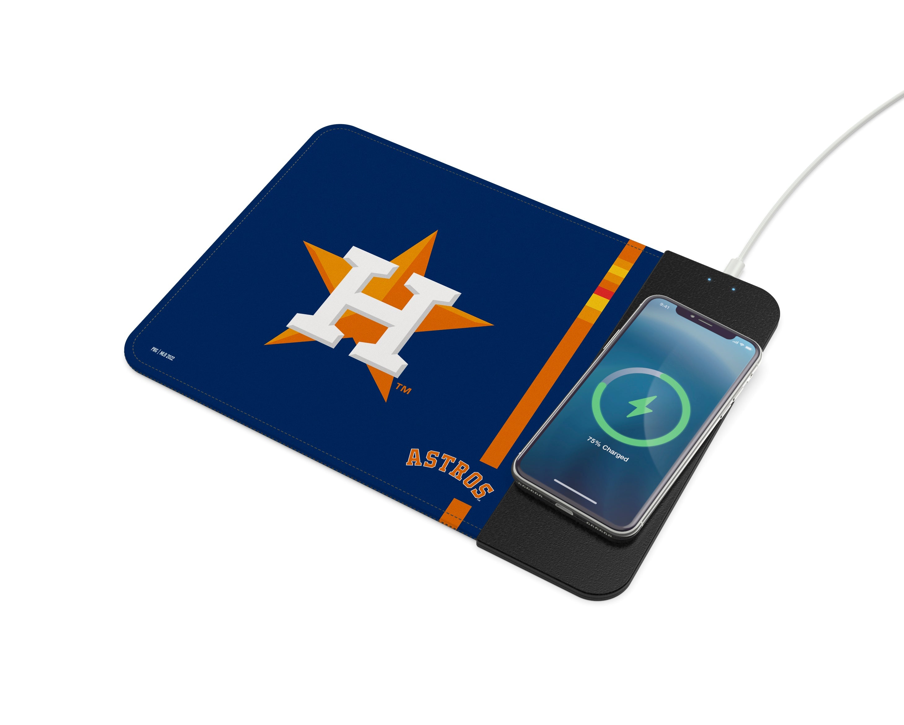 Houston Astros MLB Wireless Charging Mousepad