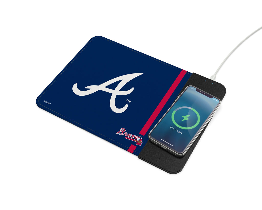 Atlanta Braves MLB Wireless Charging Mousepad