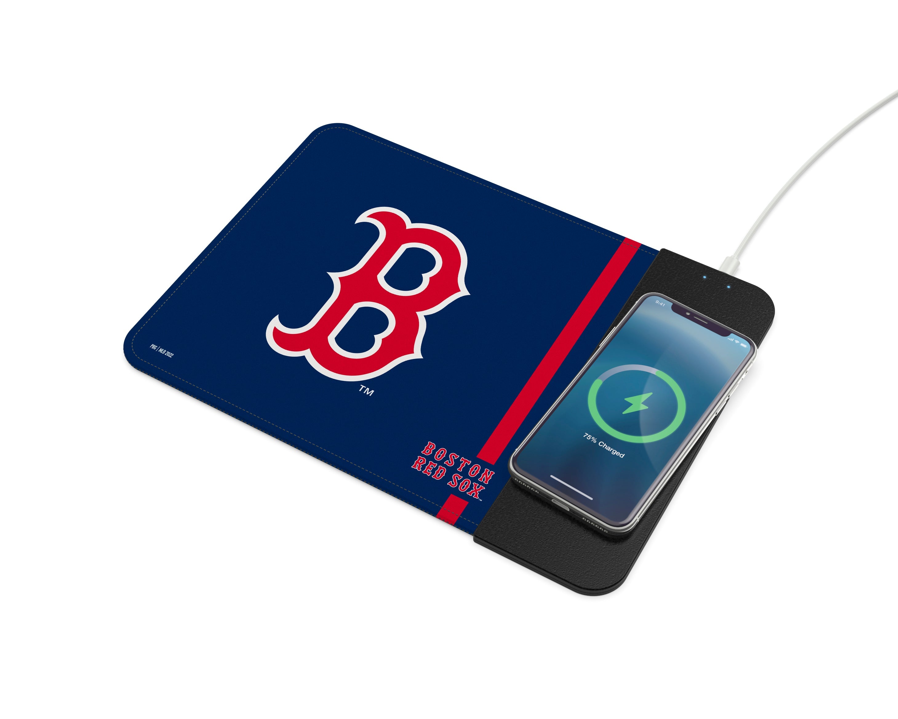 Boston Red Sox MLB Wireless Charging Mousepad