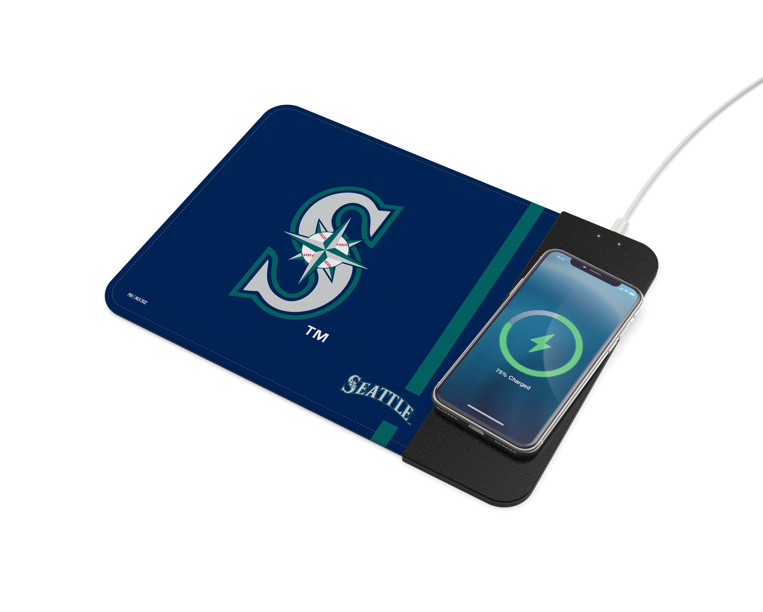 Seattle Mariners MLB Wireless Charging Mousepad