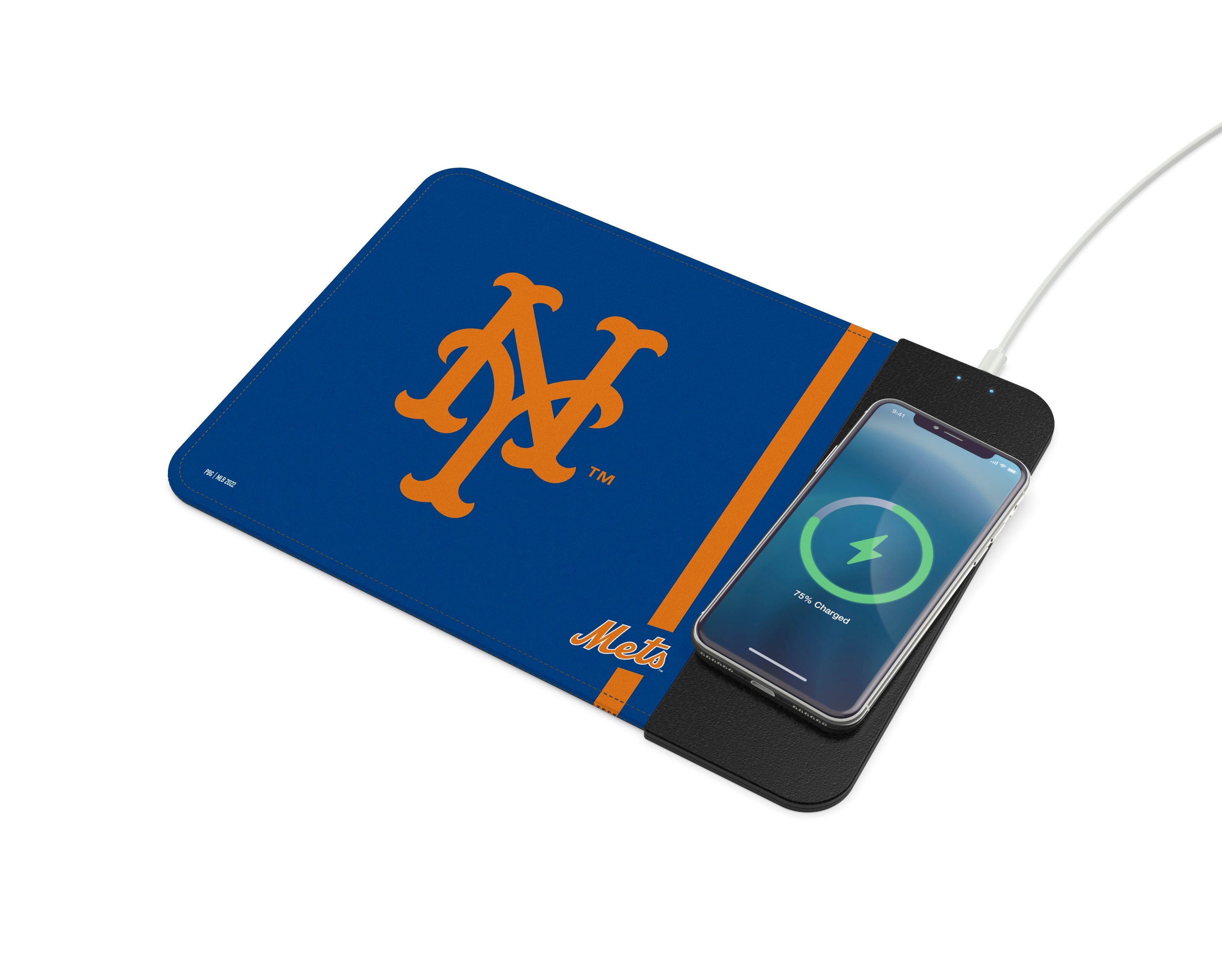 New York Mets MLB Wireless Charging Mousepad