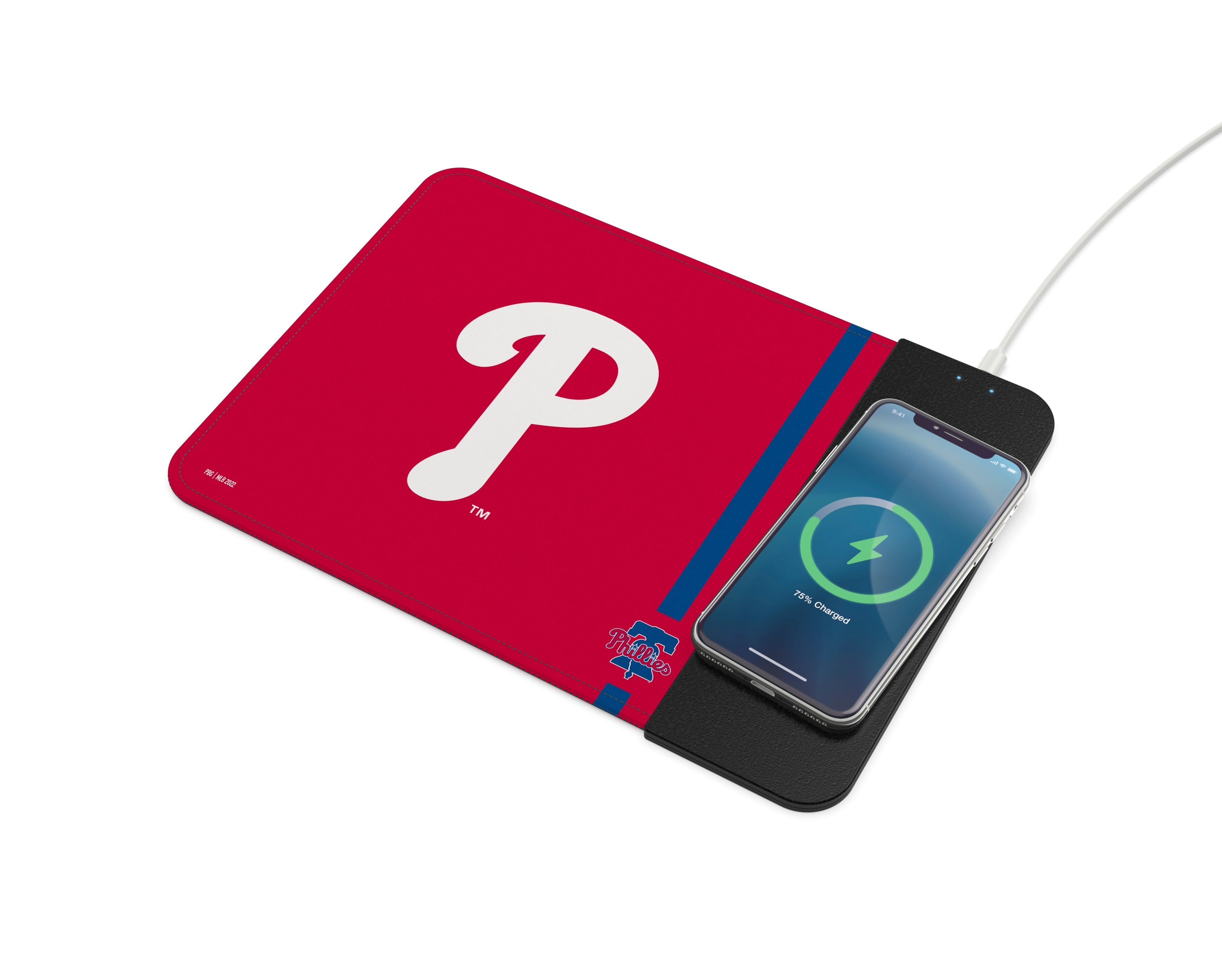 Philadelphia Phillies MLB Wireless Charging Mousepad