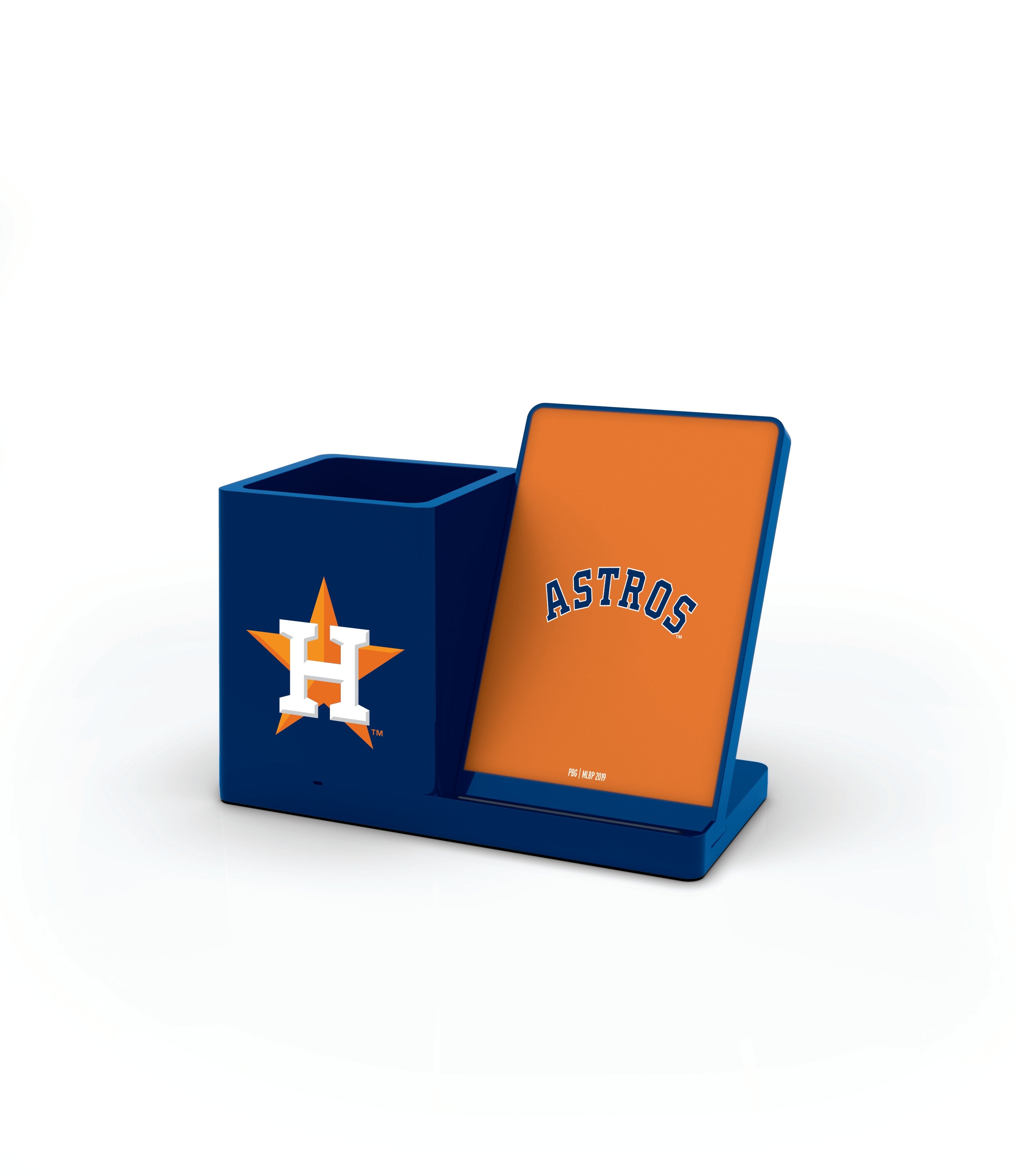 Houston Astros MLB Wireless Charging Pen Cup