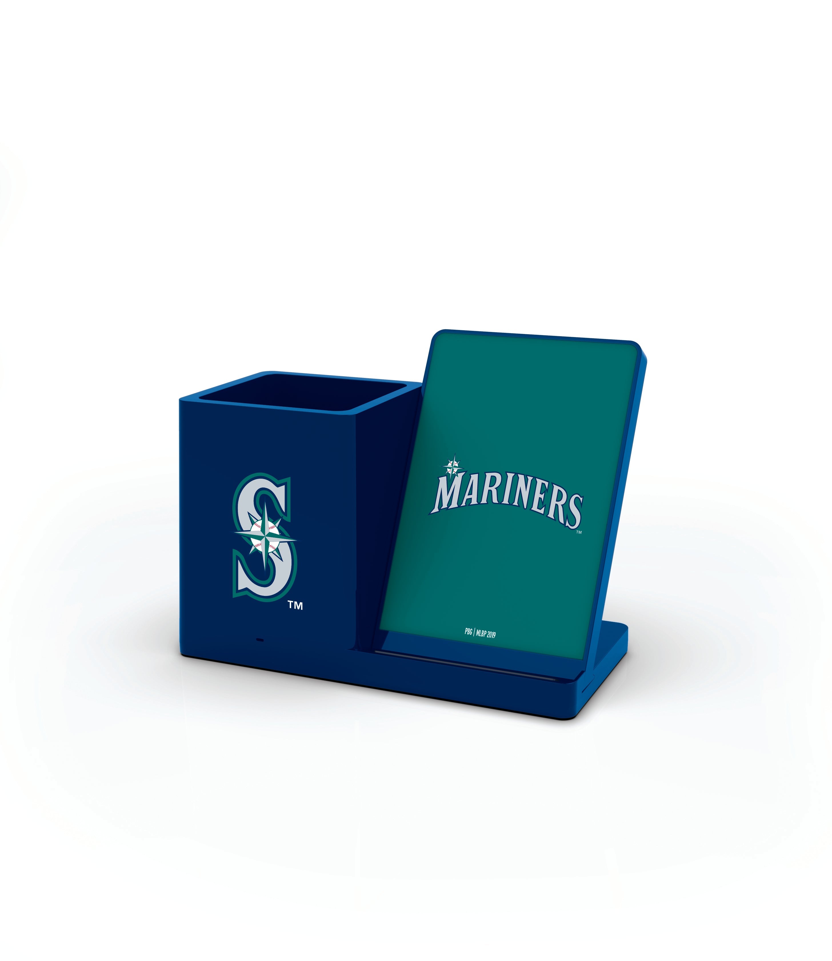 Seattle Mariners MLB Wireless Charging Pen Cup