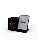Miami Marlins MLB Wireless Charging Pen Cup