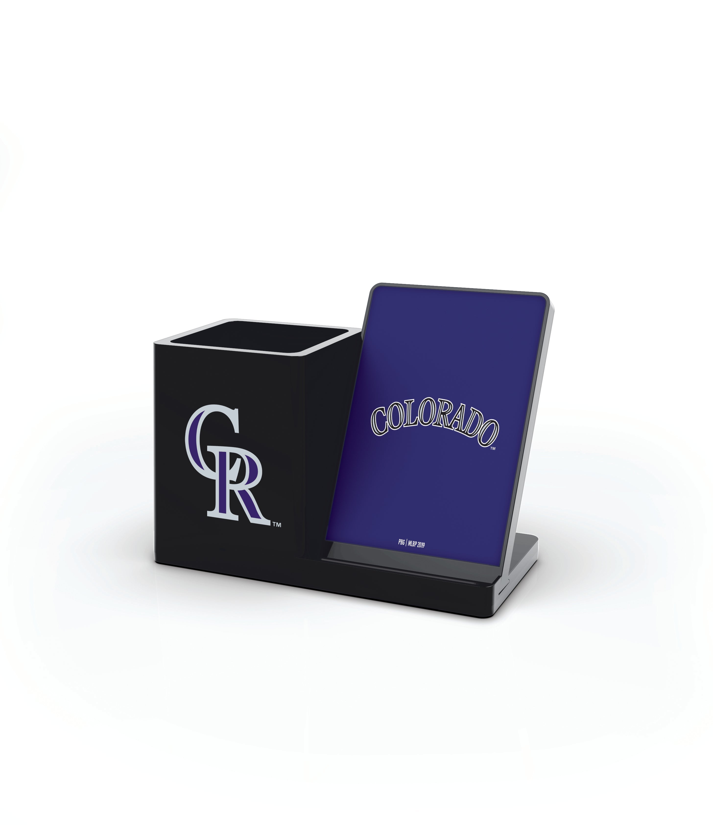 Colorado Rockies MLB Wireless Charging Pen Cup