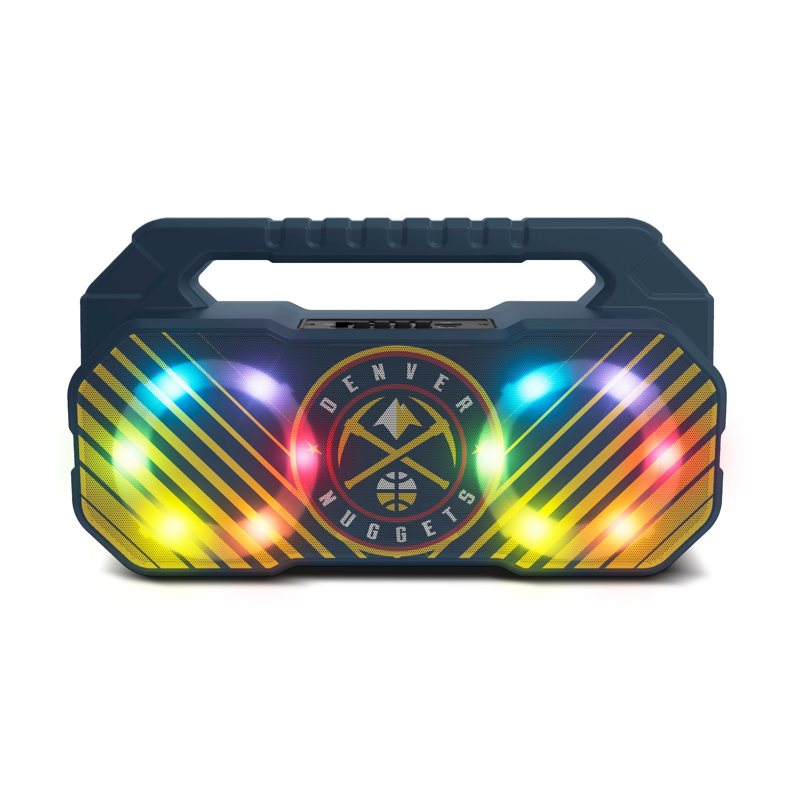 Denver Nuggets NBA Shockbox Bluetooth BOOMBOX Speaker with FM Radio