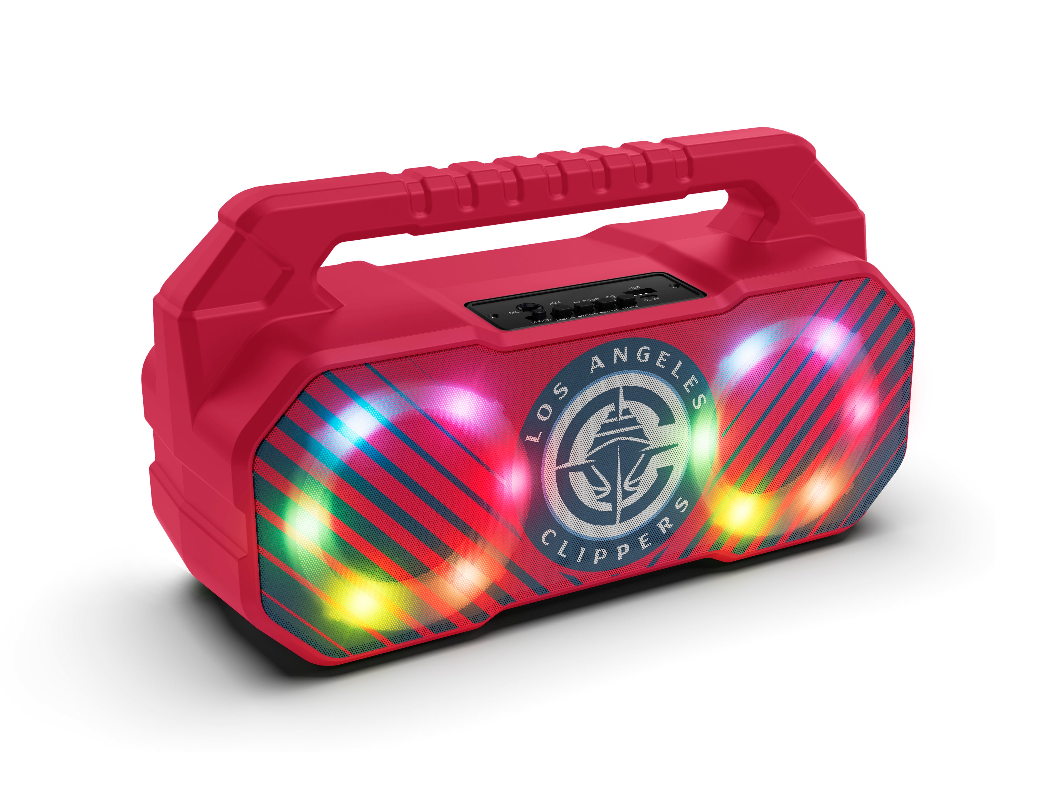 Los Angeles Clippers NBA Shockbox Bluetooth BOOMBOX Speaker with FM Radio