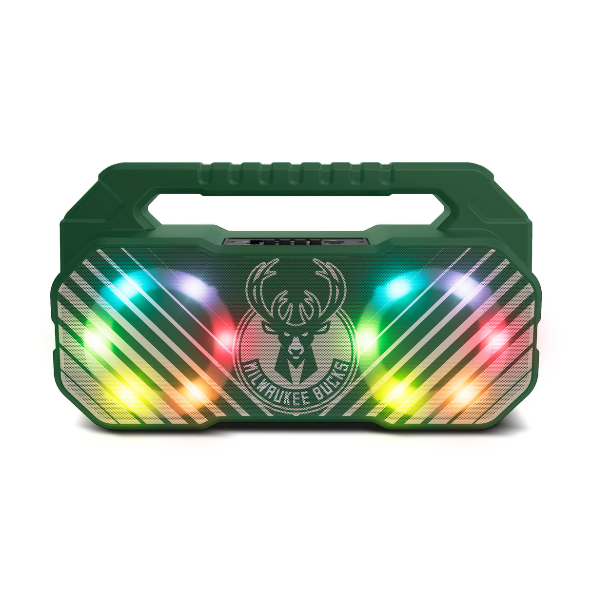 Milwaukee Bucks NBA Shockbox Bluetooth BOOMBOX Speaker with FM Radio