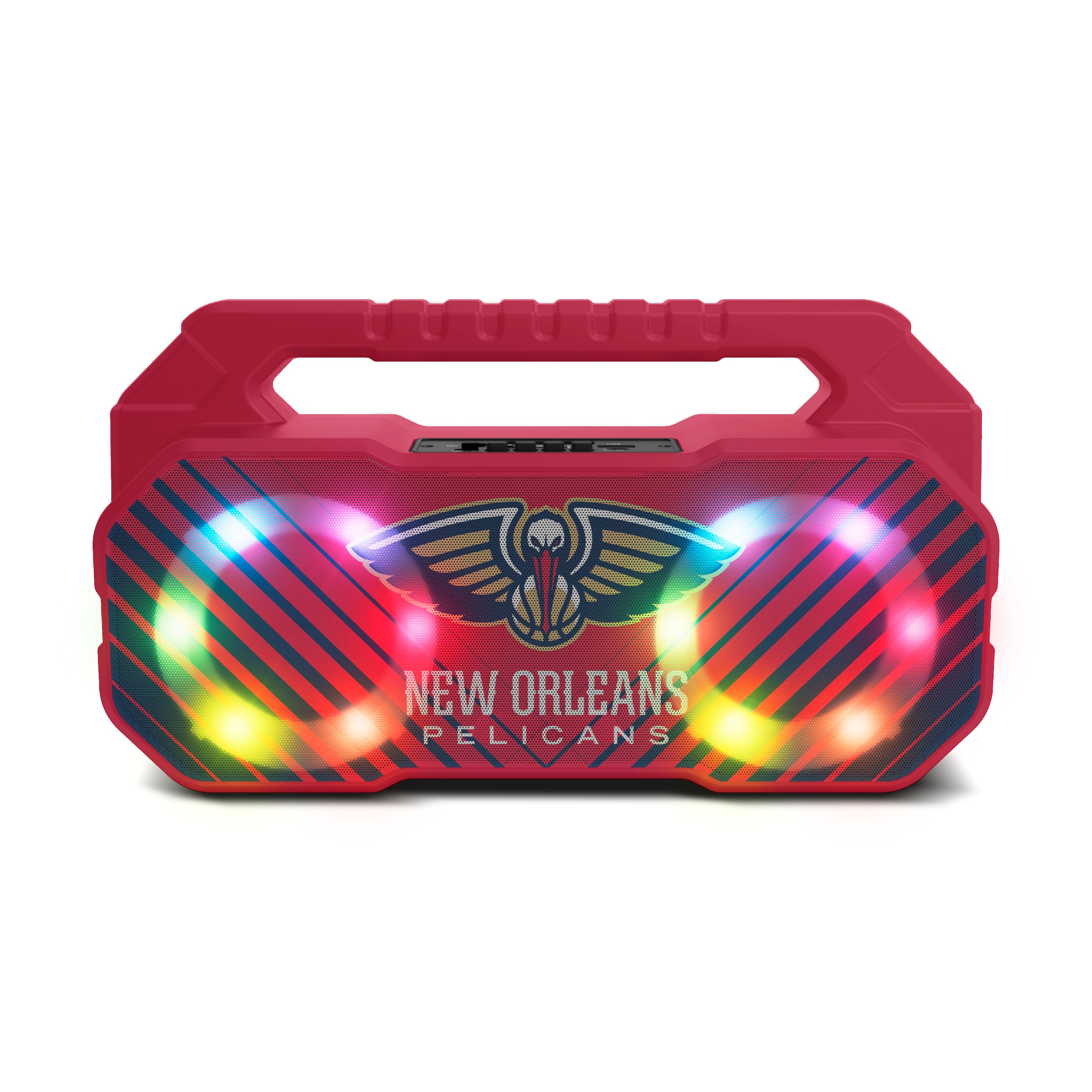 New Orleans Pelicans NBA Shockbox Bluetooth BOOMBOX Speaker with FM Radio