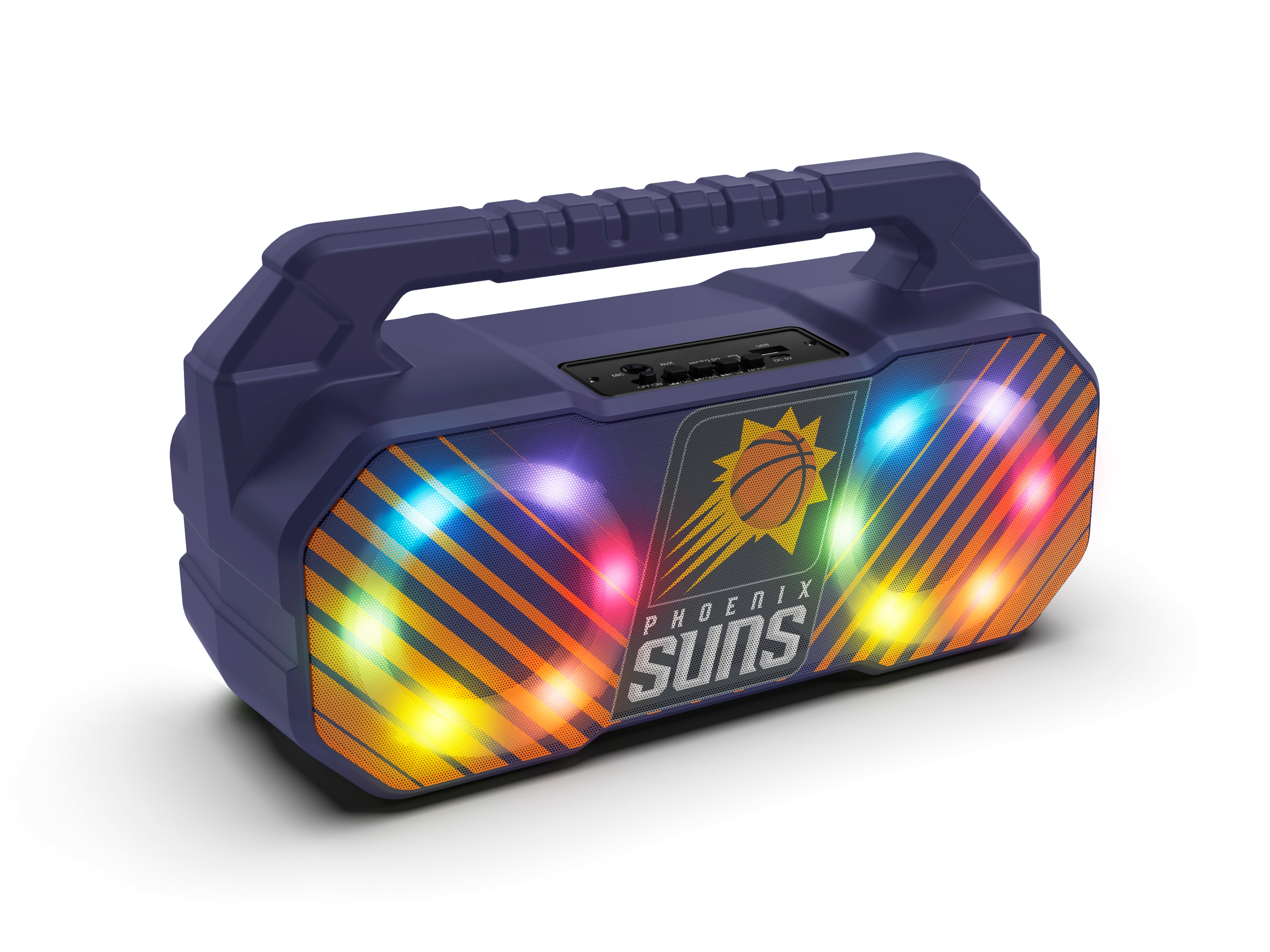 Phoenix Suns NBA Shockbox Bluetooth BOOMBOX Speaker with FM Radio