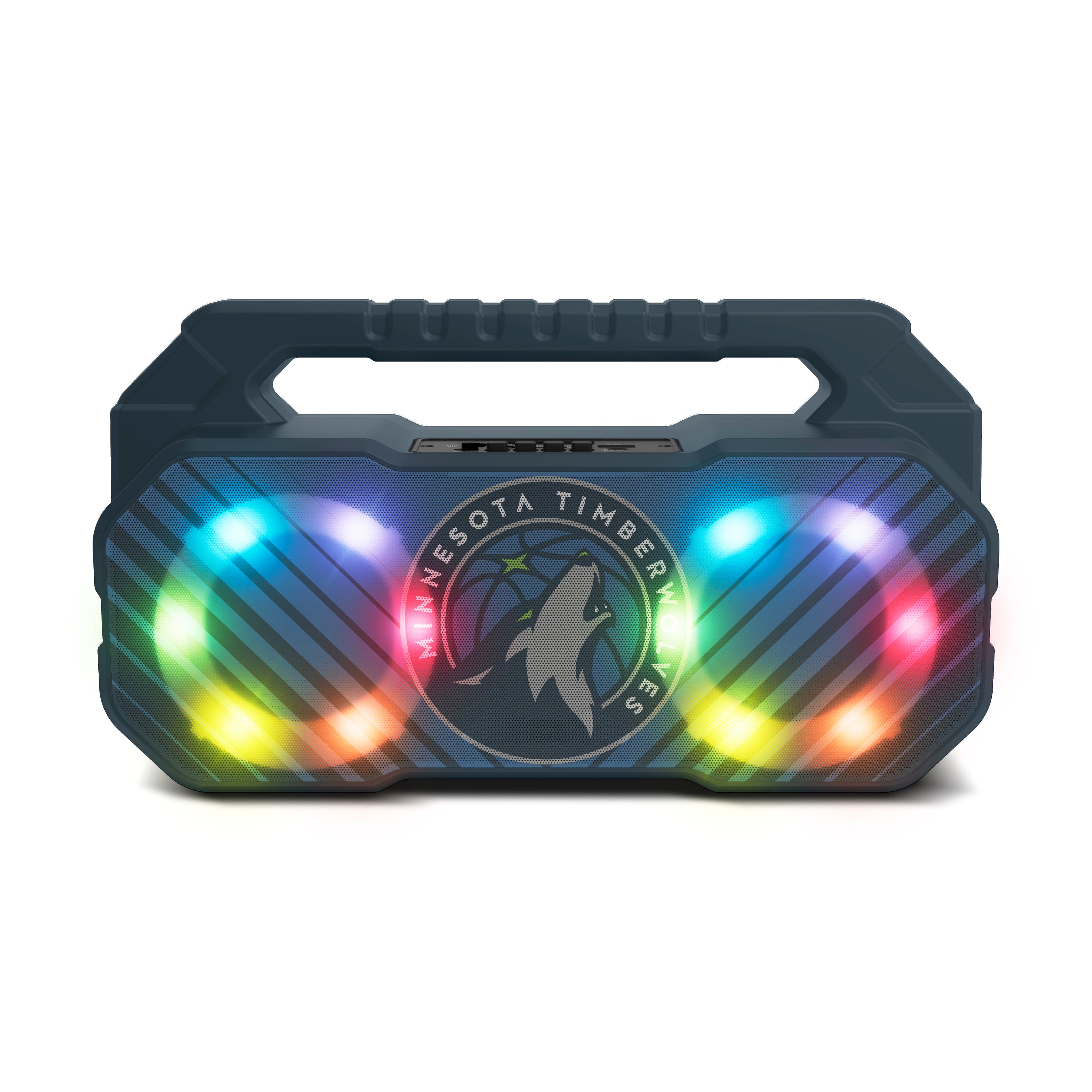 Minnesota Timberwolves NBA Shockbox Bluetooth BOOMBOX Speaker with FM Radio