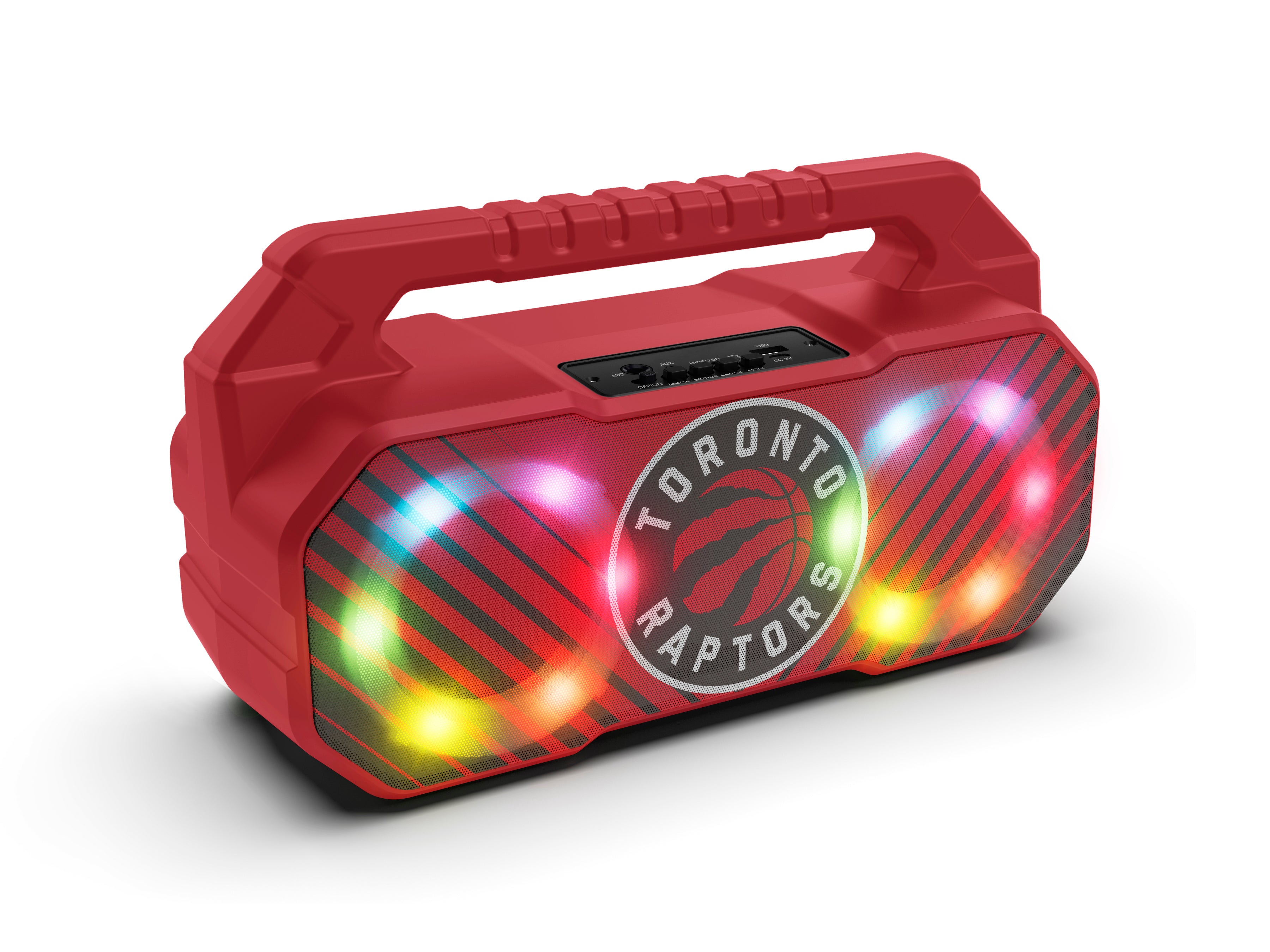 Toronto Raptors NBA Shockbox Bluetooth BOOMBOX Speaker with FM Radio