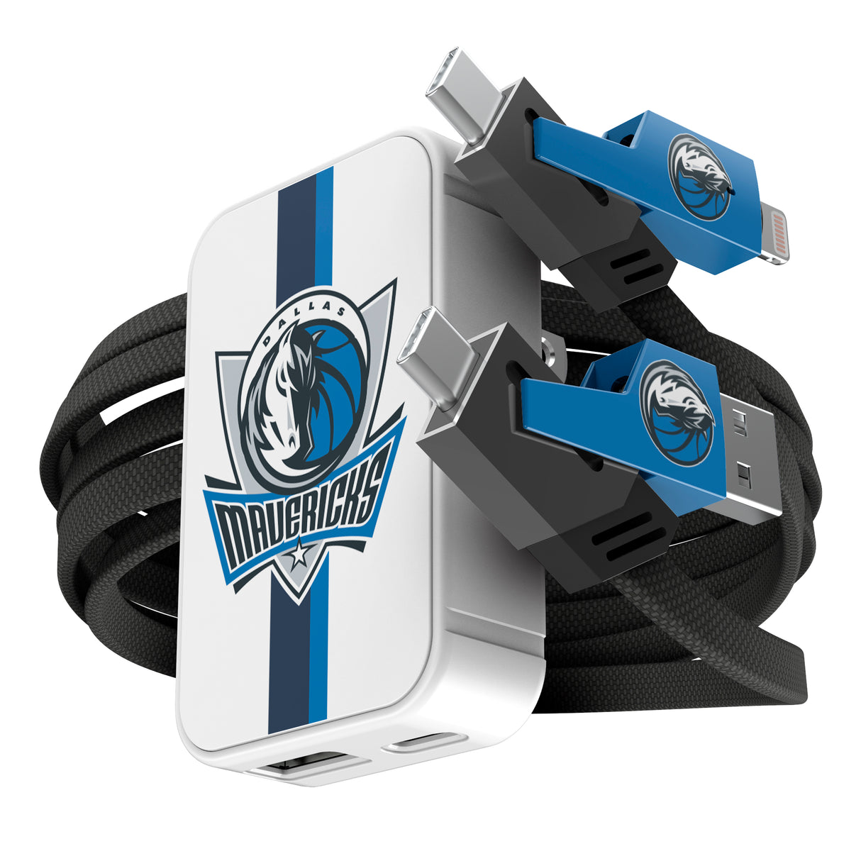 SOAR NBA Slim Wall Charger and 4 in 1 Multi Charging Cable