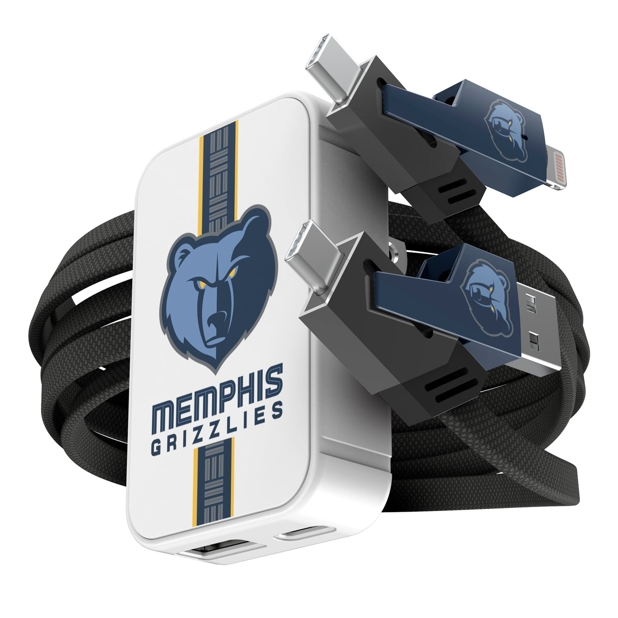 SOAR NBA Slim Wall Charger and 4 in 1 Multi Charging Cable