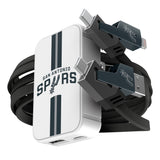 SOAR NBA Slim Wall Charger and 4 in 1 Multi Charging Cable