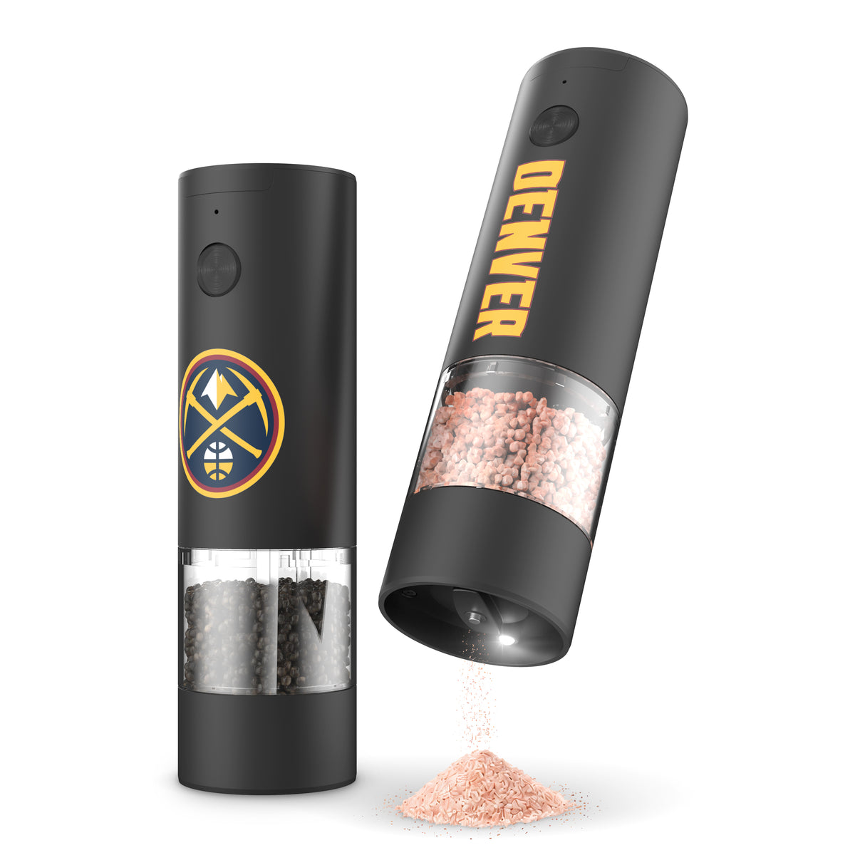 SOAR NBA Electric Salt and Pepper Grinder Set- Denver Nuggets