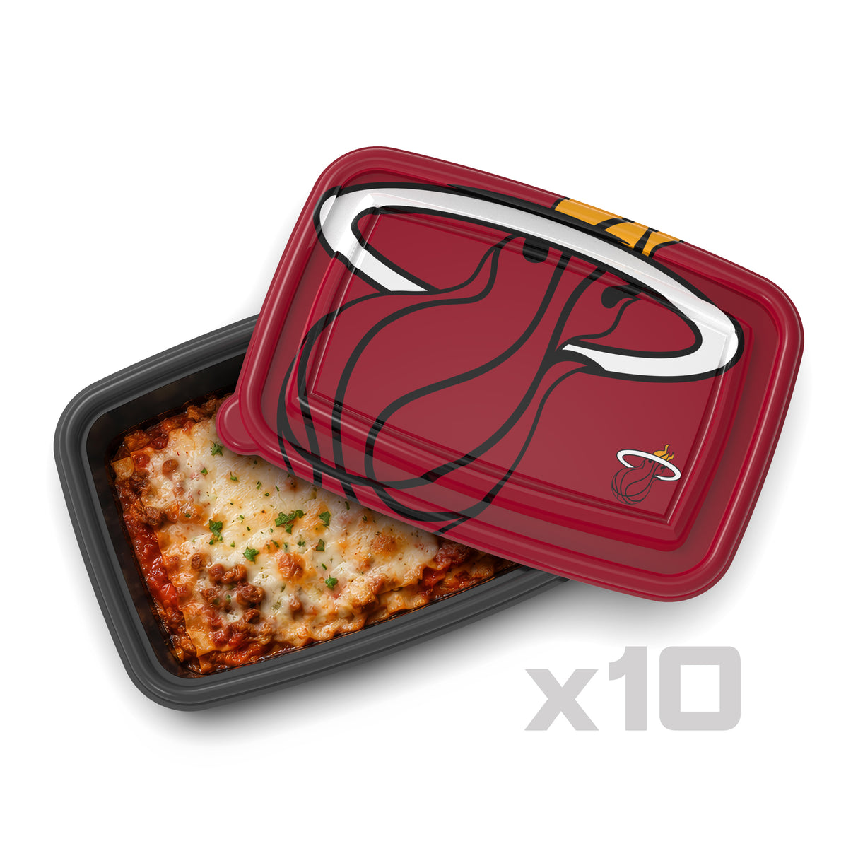 SOAR NBA Meal Prep Container- 20 piece- Miami Heat