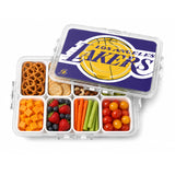 SOAR NBA Snackle Box- 8 Compartments- Los Angeles Lakers