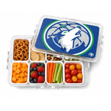 SOAR NBA Snackle Box- 8 Compartments- Minnesota Timberwolves