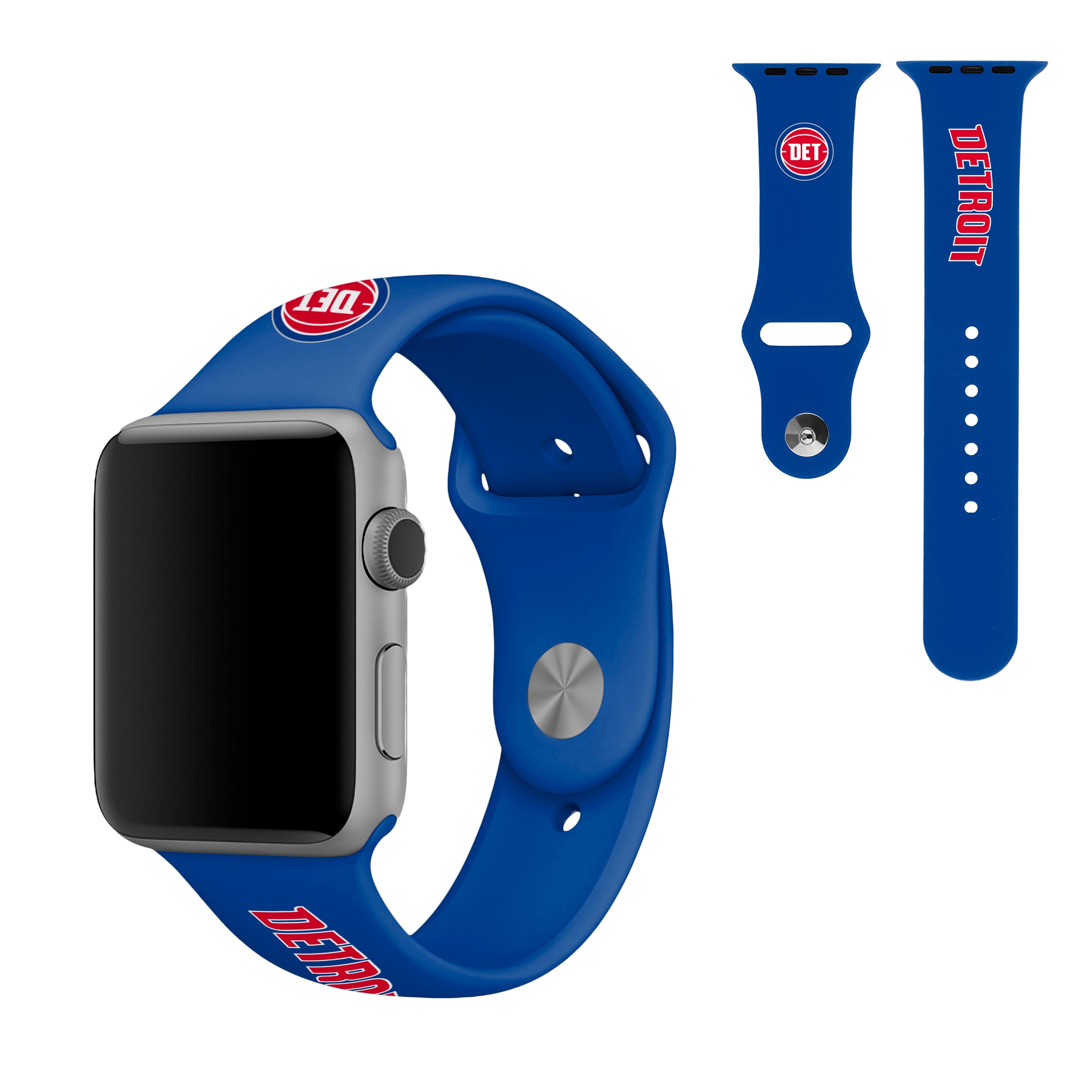 Detroit Pistons NBA Apple Watch Band - 38mm