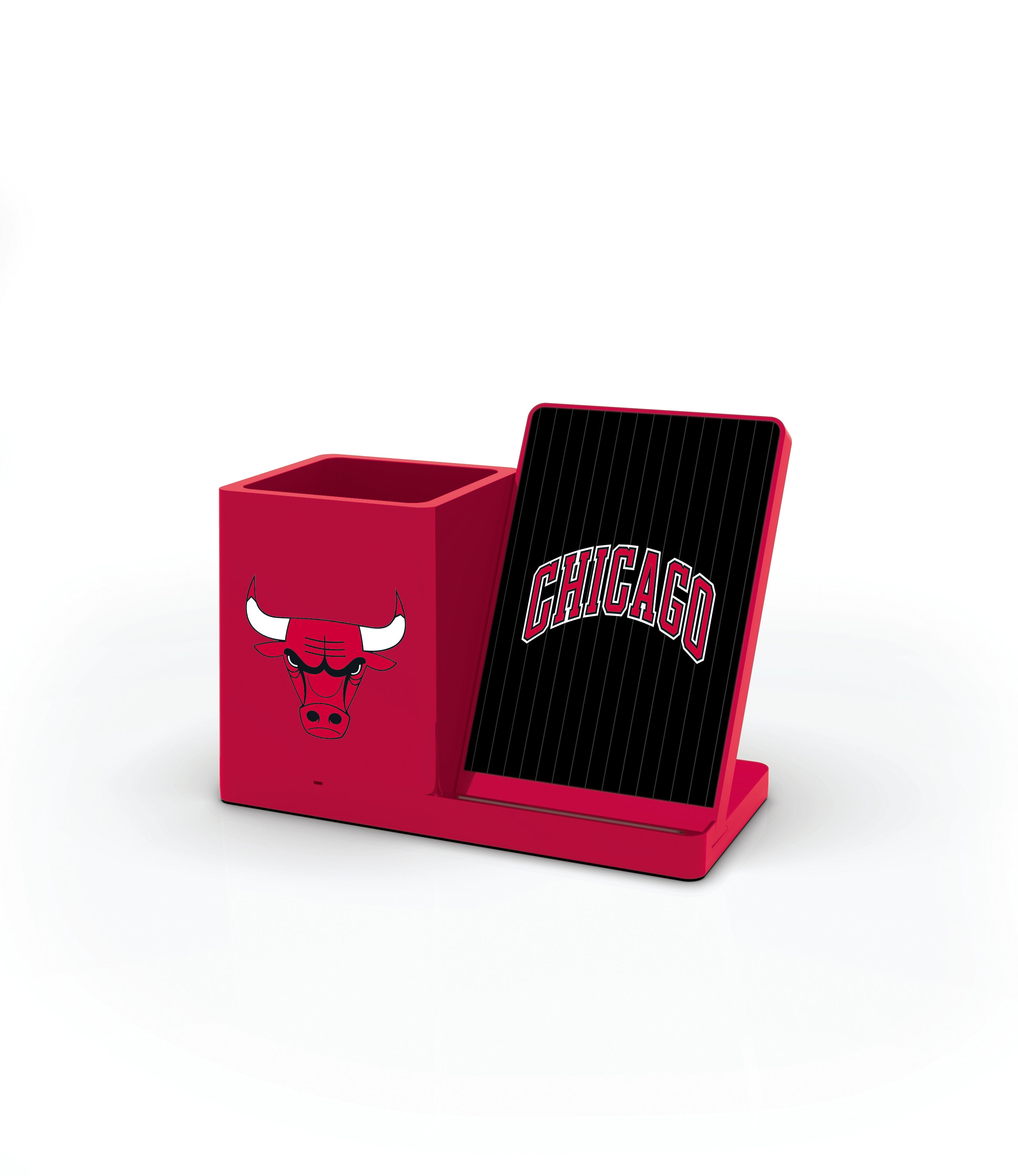 Chicago Bulls NBA Wireless Charging Pen Cup