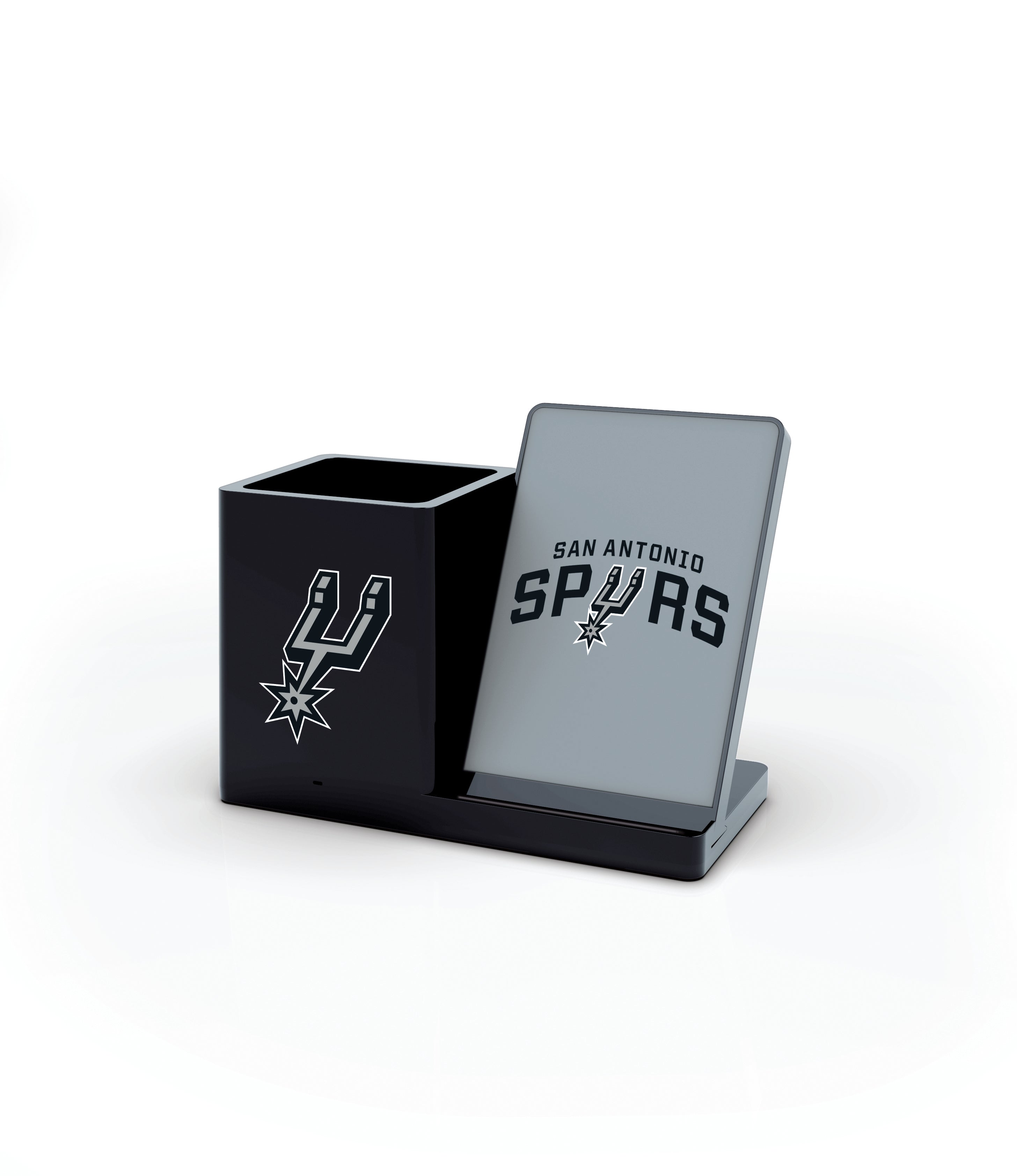 San Antonio Spurs NBA Wireless Charging Pen Cup