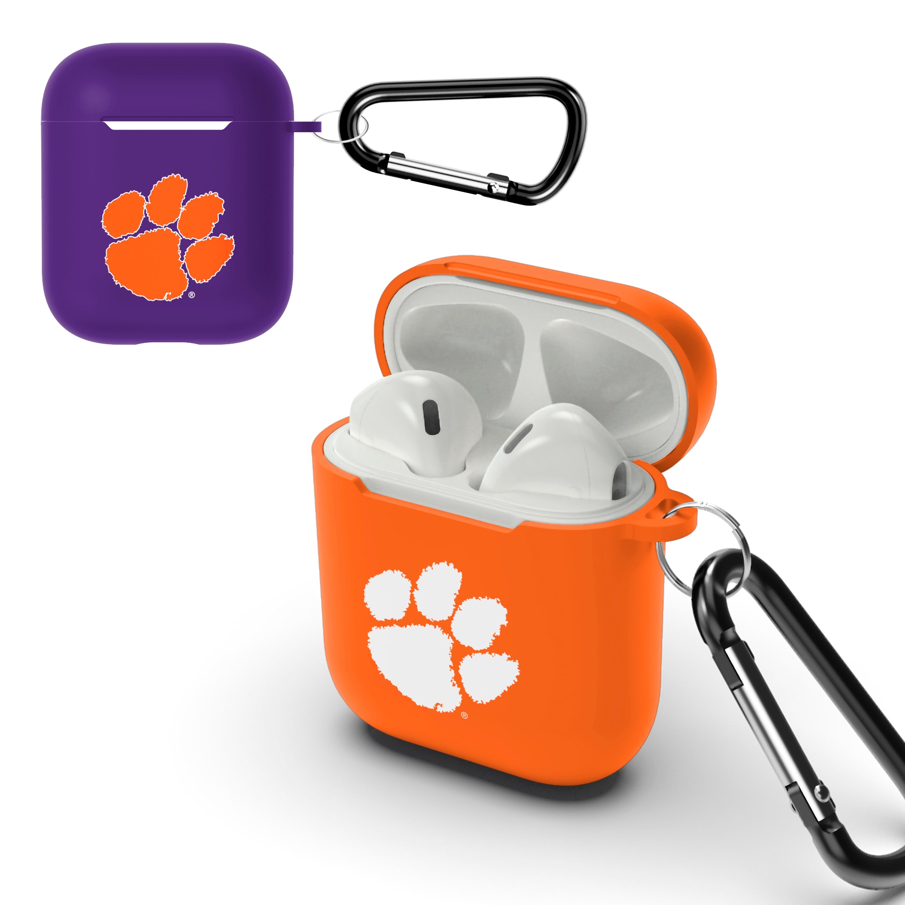 Clemson Tigers NCAA 2-Pack AirPod Cases