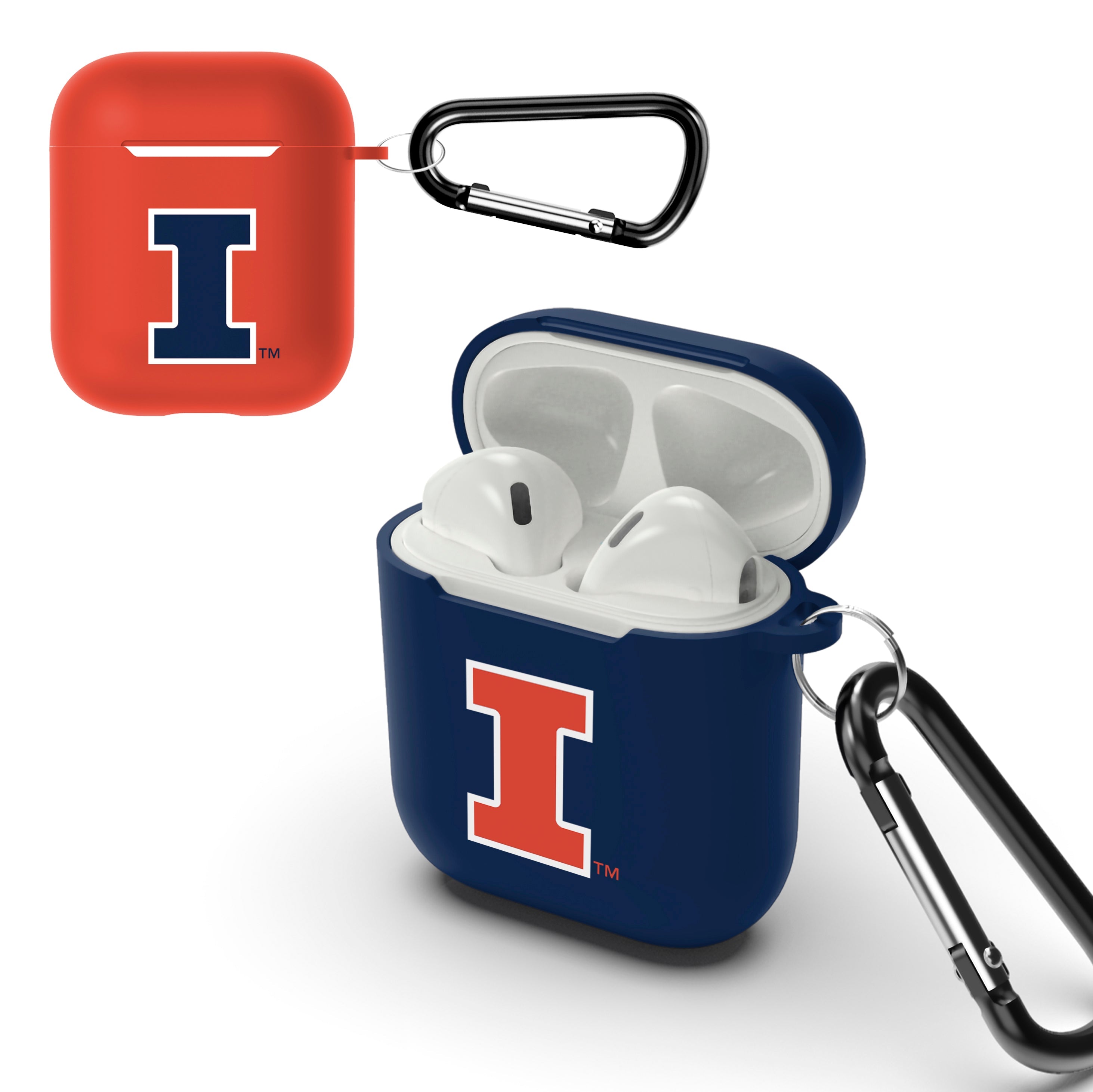 Illinois Fighting Illini NCAA 2-Pack AirPod Cases