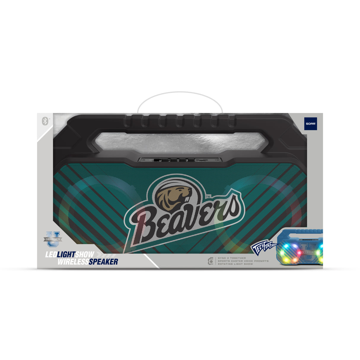 Bemidji State NCAA University Shockbox Bluetooth BOOMBOX Speaker with FM Radio