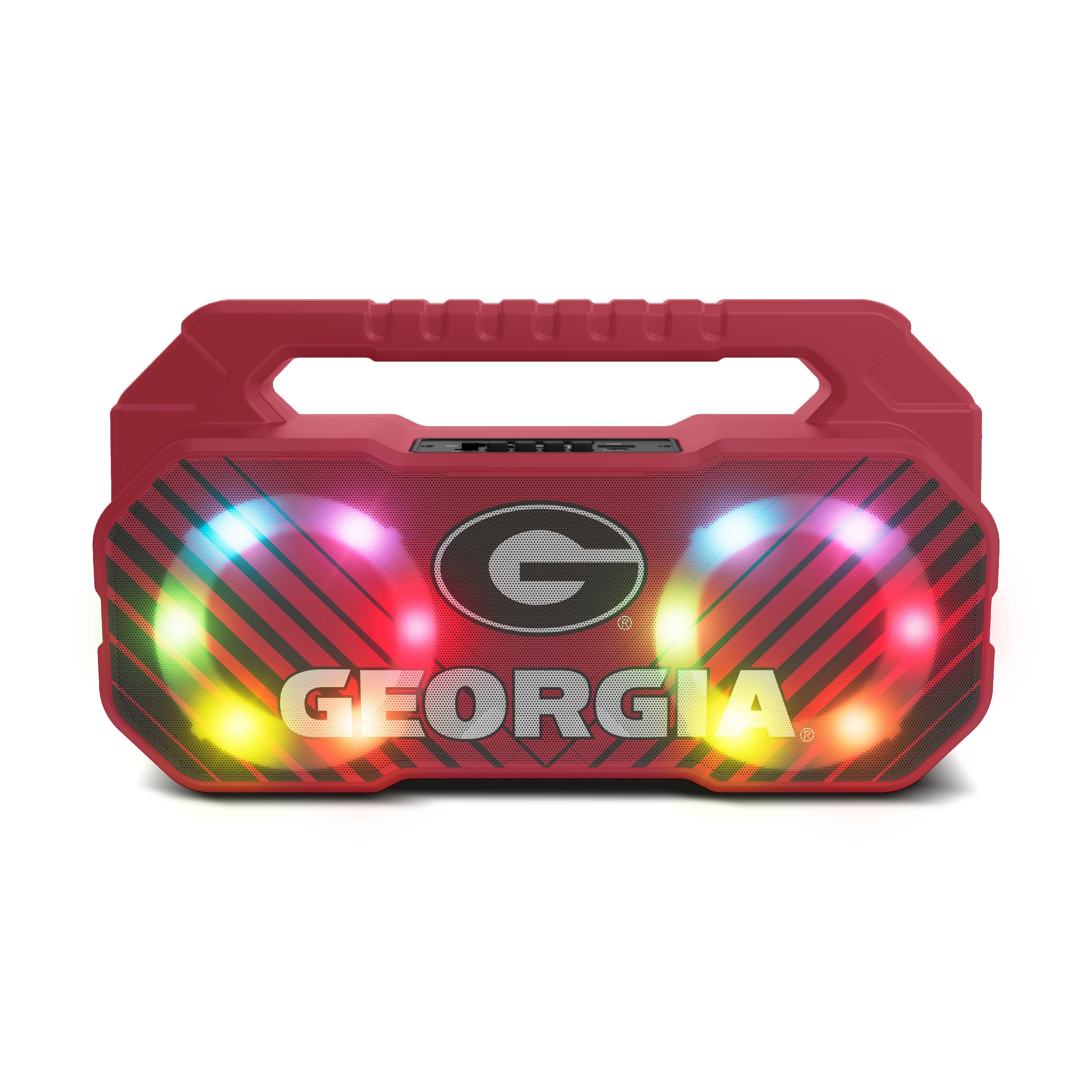 Georgia Bulldogs Shockbox Bluetooth BOOMBOX Speaker with FM Radio