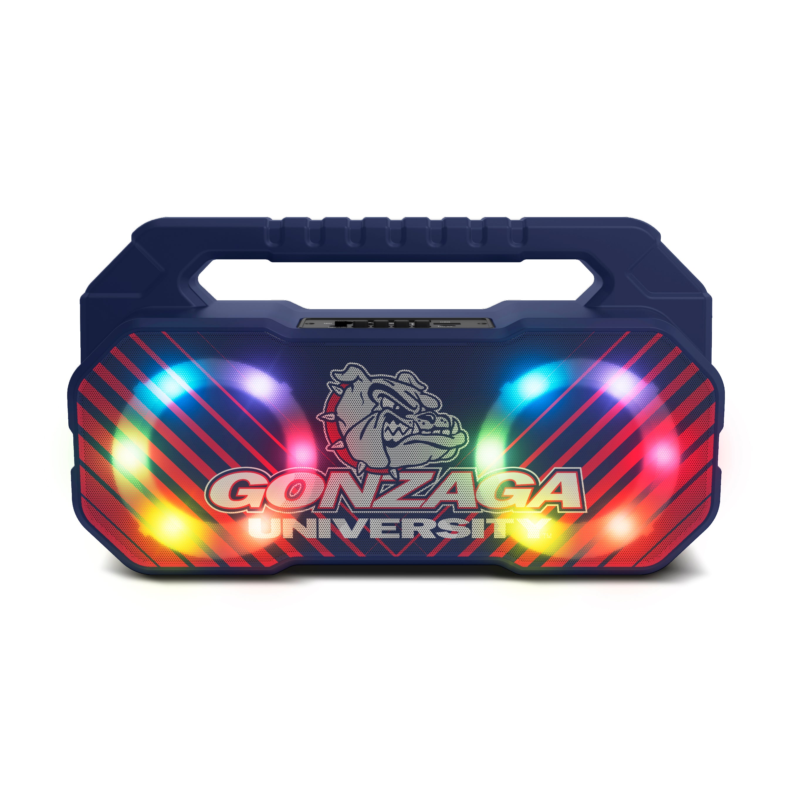 Gonzaga Bulldogs NCAA Shockbox Bluetooth BOOMBOX Speaker with FM Radio