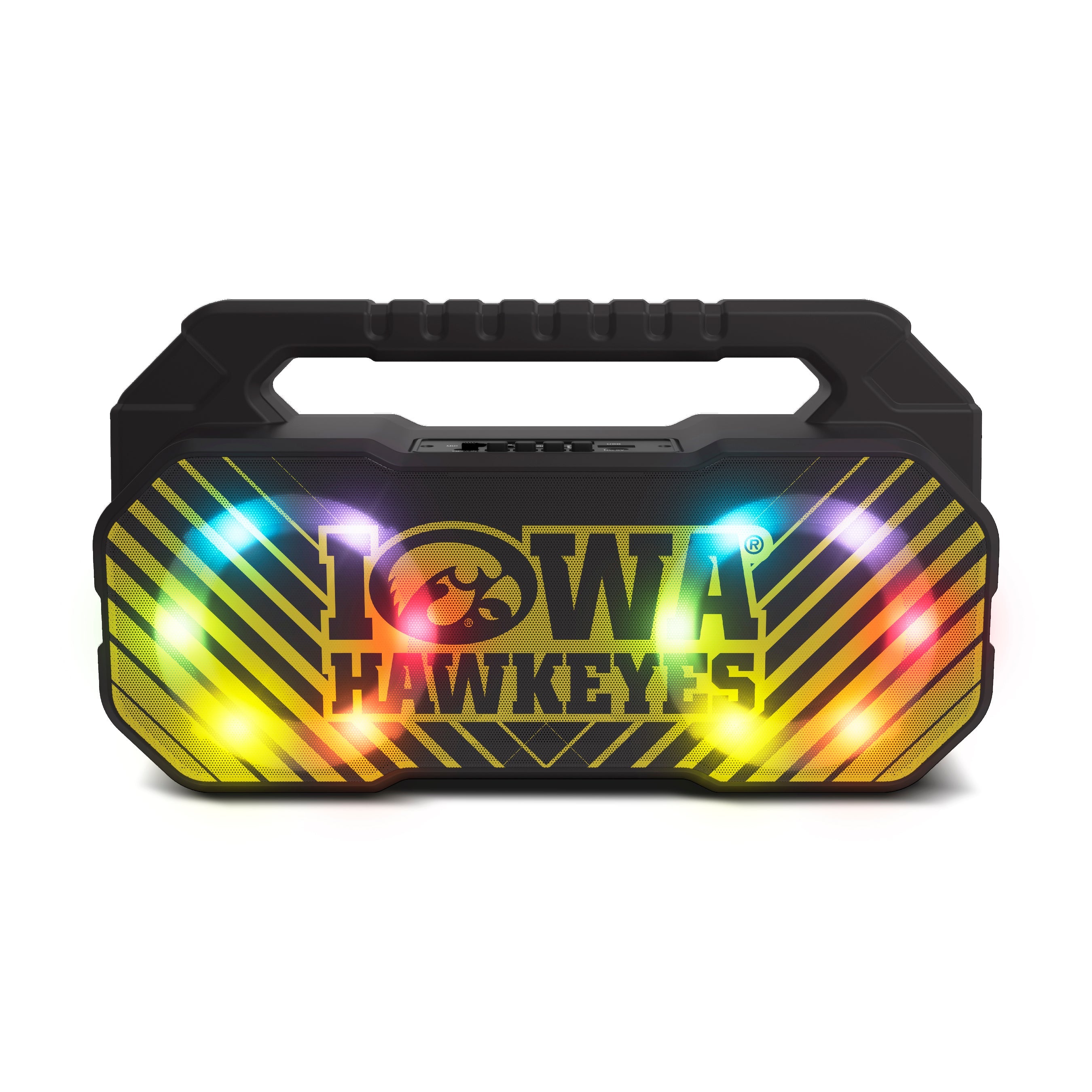 Iowa Hawkeyes Shockbox Bluetooth BOOMBOX Speaker with FM Radio