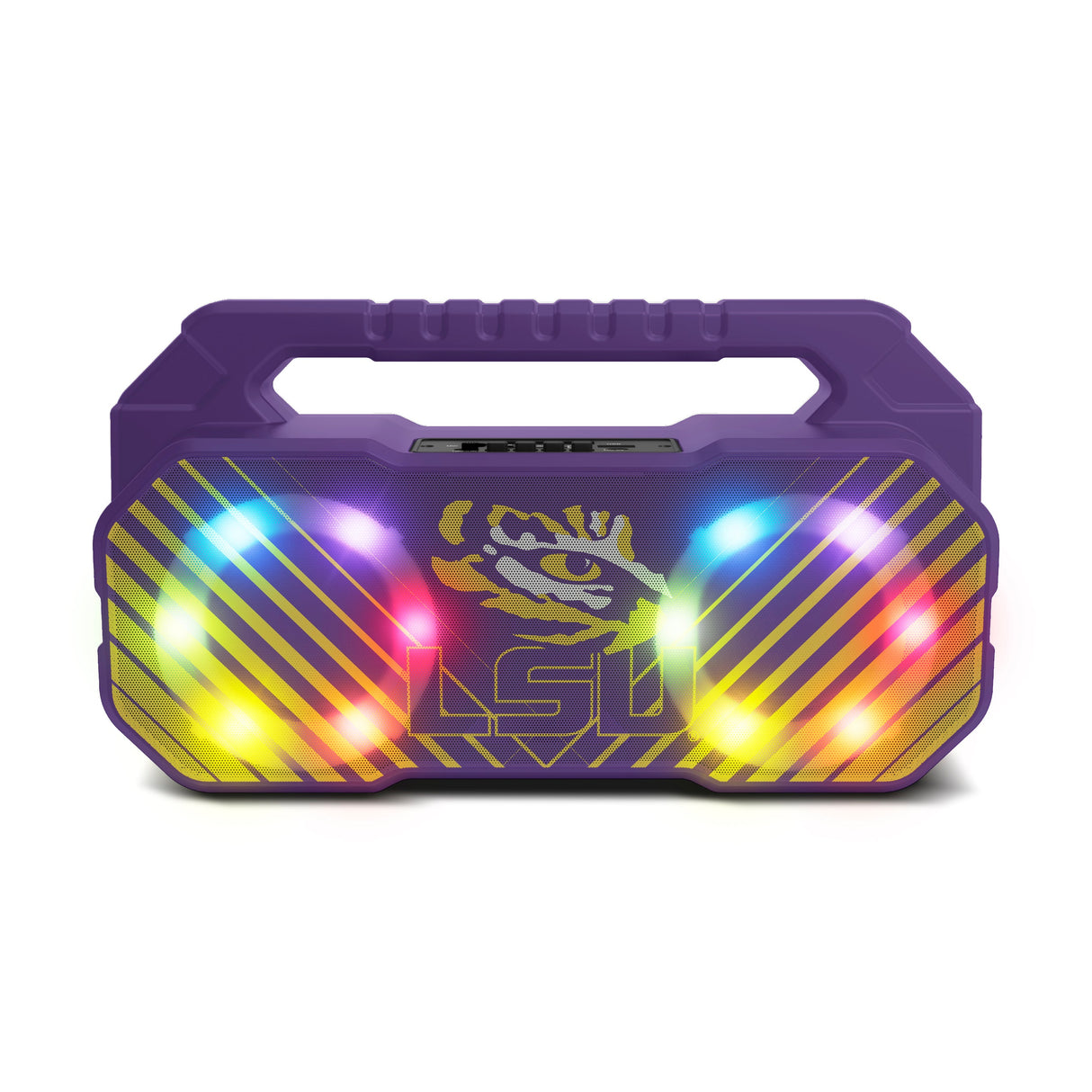 LSU Tigers Shockbox NCAA Bluetooth BOOMBOX Speaker with FM Radio