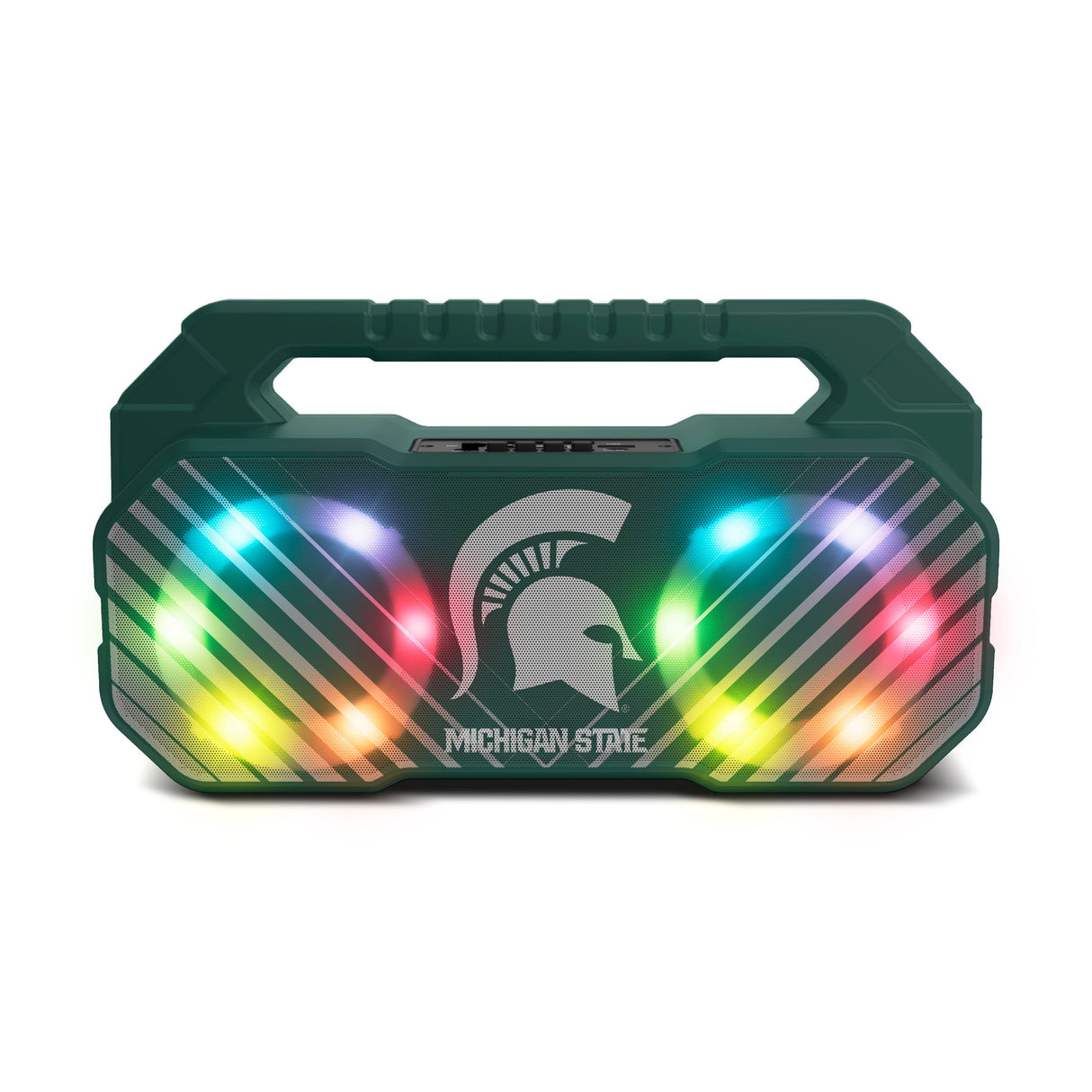 Michigan State Spartans NCAA Shockbox Bluetooth BOOMBOX Speaker with FM Radio