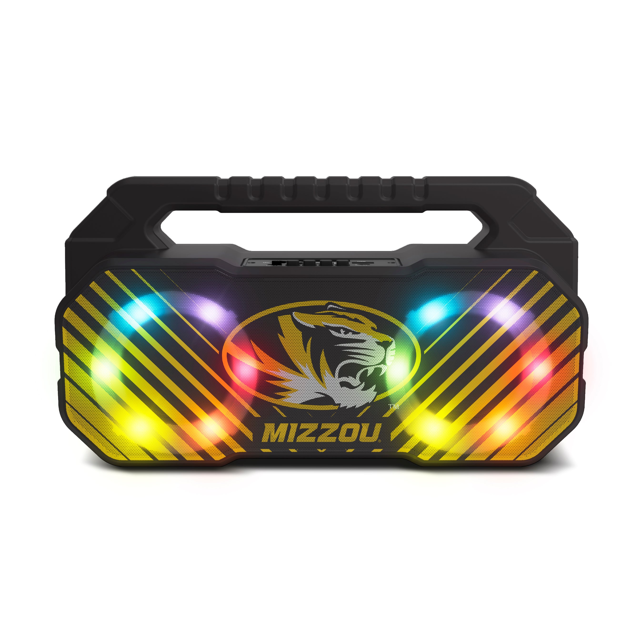 Missouri Tigers NCAA Shockbox Bluetooth BOOMBOX Speaker with FM Radio