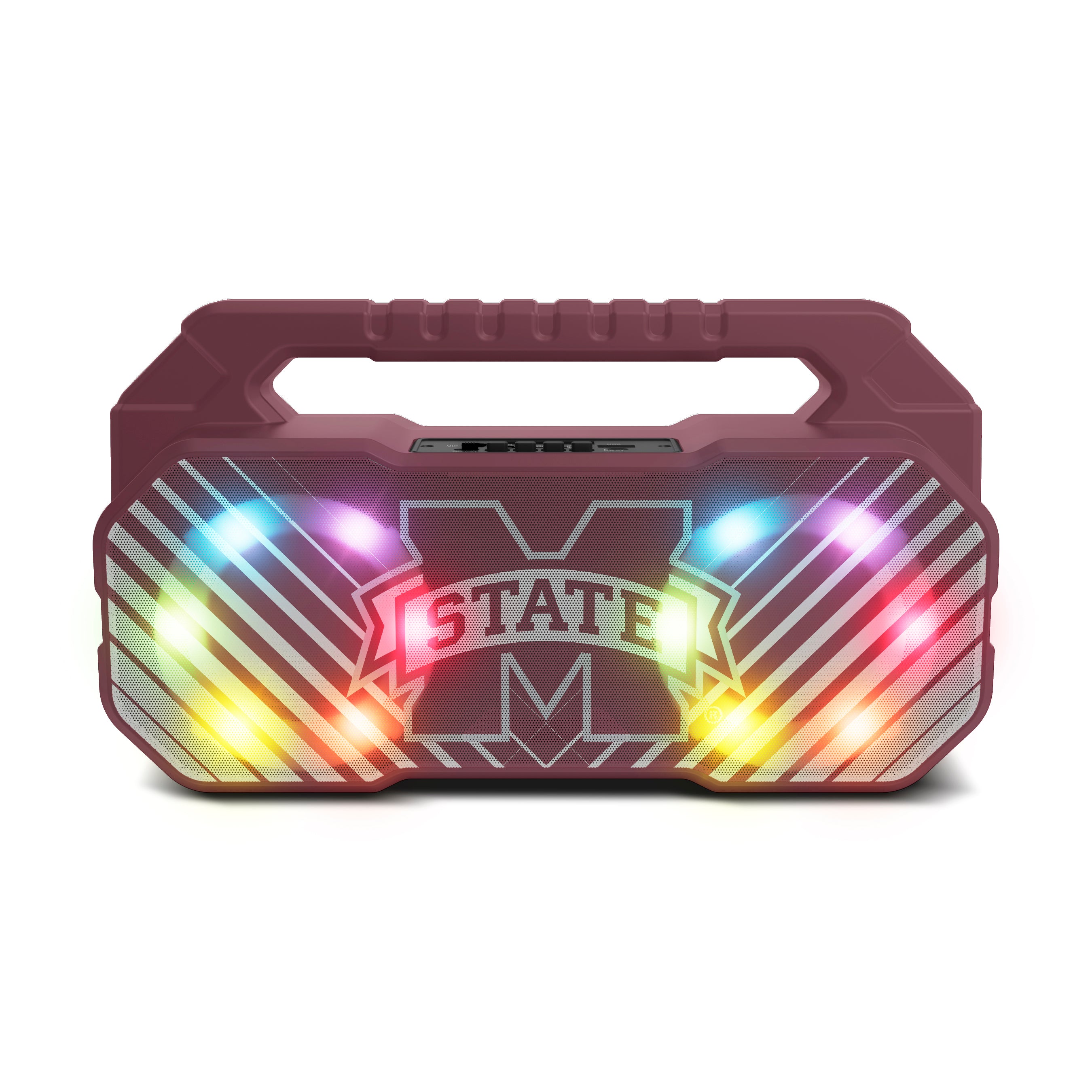 Mississippi State Bulldogs NCAA Shockbox Bluetooth BOOMBOX Speaker with FM Radio