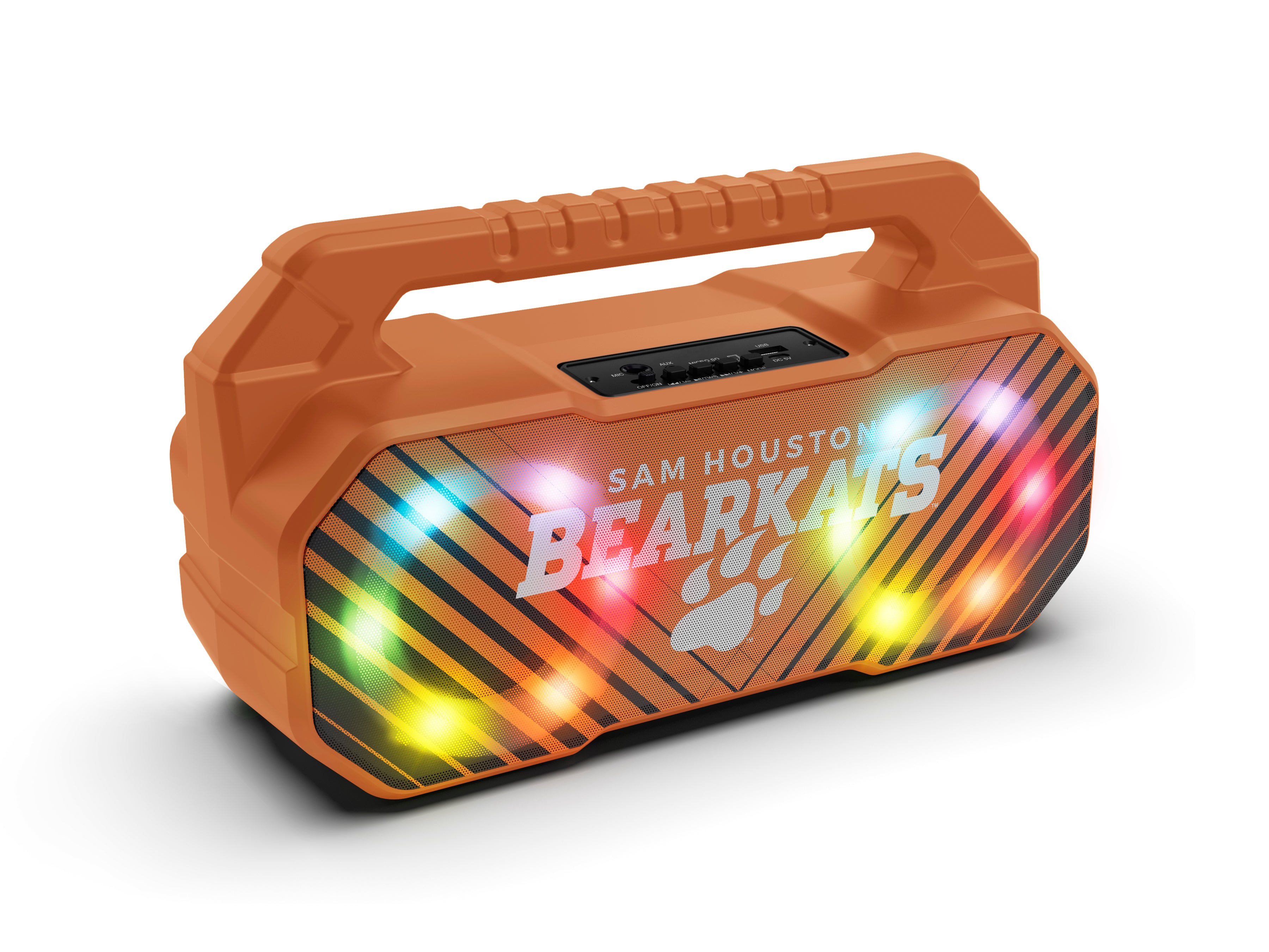 Sam Houston State Bearkats NCAA Shockbox Bluetooth BOOMBOX Speaker with FM Radio