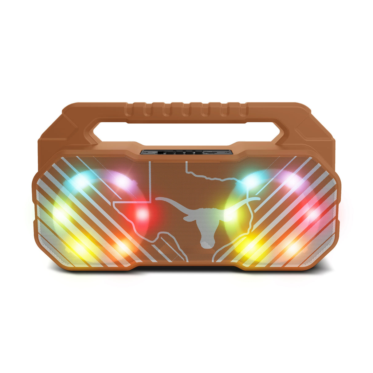 Texas Longhorns NCAA Shockbox Bluetooth BOOMBOX Speaker with FM Radio