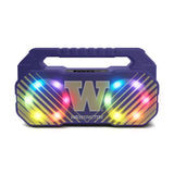 Washington Huskies NCAA Shockbox Bluetooth BOOMBOX Speaker with FM Radio