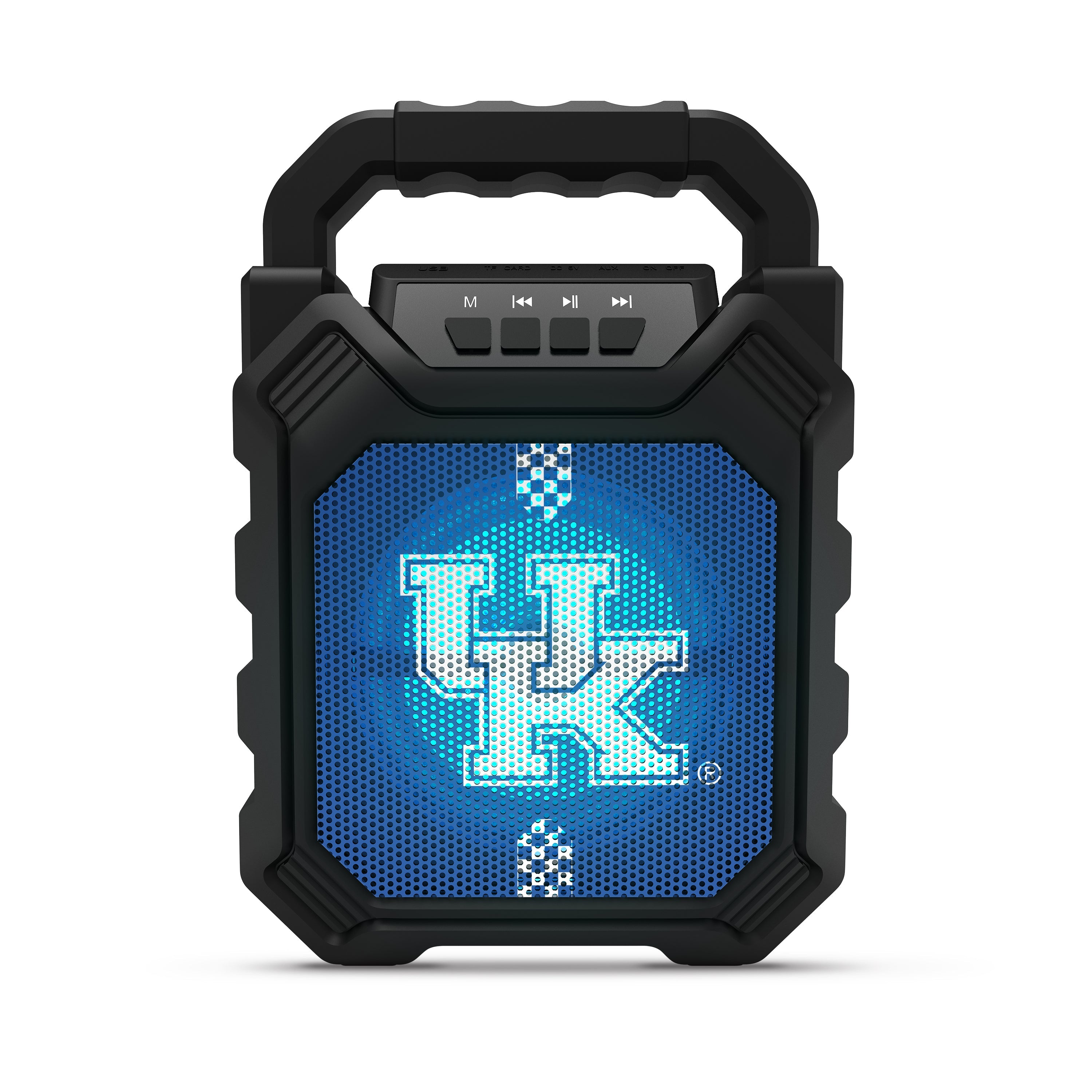 Kentucky Wildcats NCAA Syncable Bluetooth Speaker with LED Lights & FM Radio