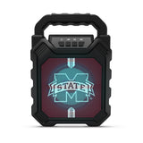 Mississippi State Bulldogs NCAA Syncable Bluetooth Speaker with LED Lights & FM Radio