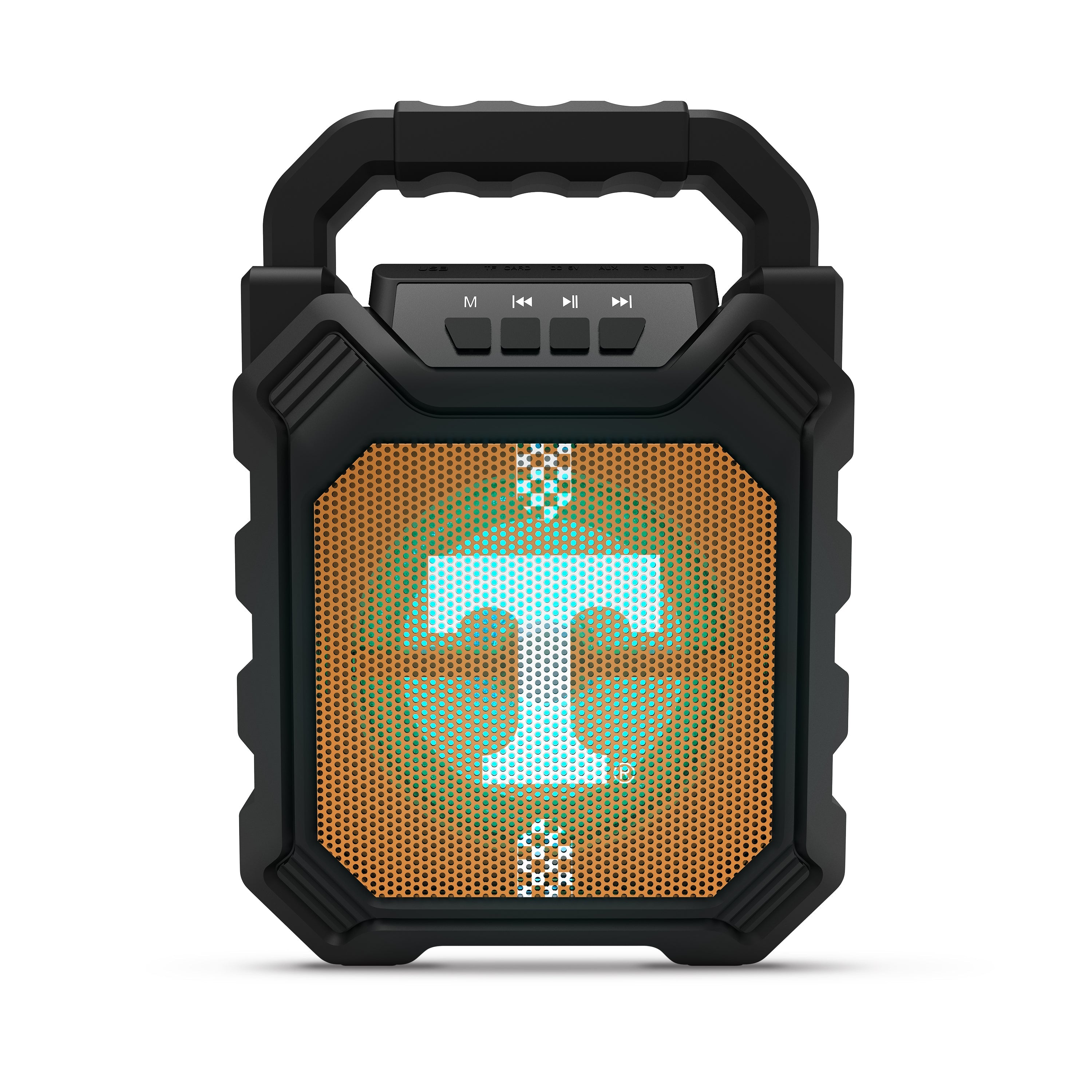 NCAA Syncable Bluetooth Speaker with LED Lights & FM Radio