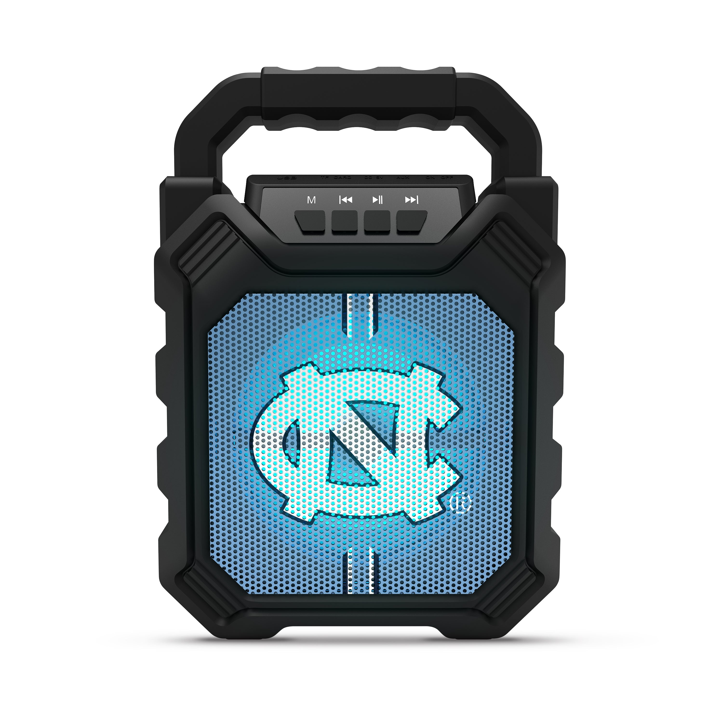 NCAA Syncable Bluetooth Speaker with LED Lights & FM Radio