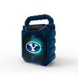 BYU Cougars NCAA Syncable Bluetooth Wireless Speaker with LED Lights & FM Radio
