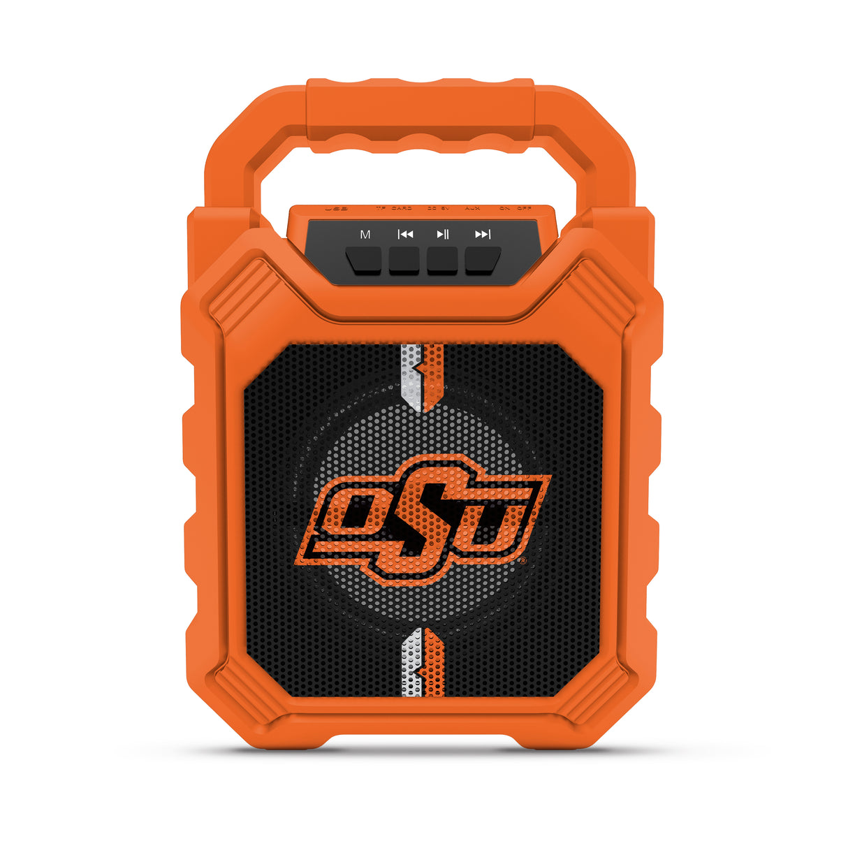 Oklahoma State Cowboys NCAA Syncable Bluetooth Wireless Speaker with LED Lights & FM Radio