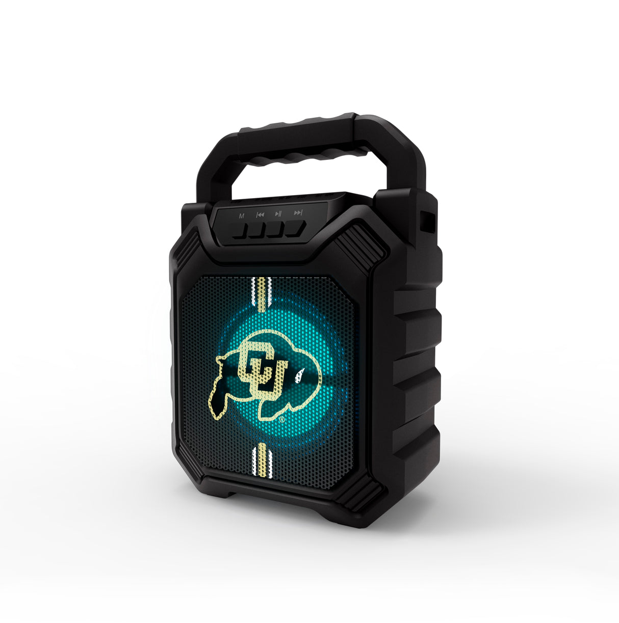 NCAA Syncable Bluetooth Wireless Speaker with LED Lights & FM Radio